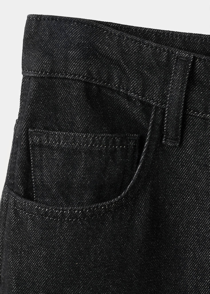 High-rise balloon jeans — Black