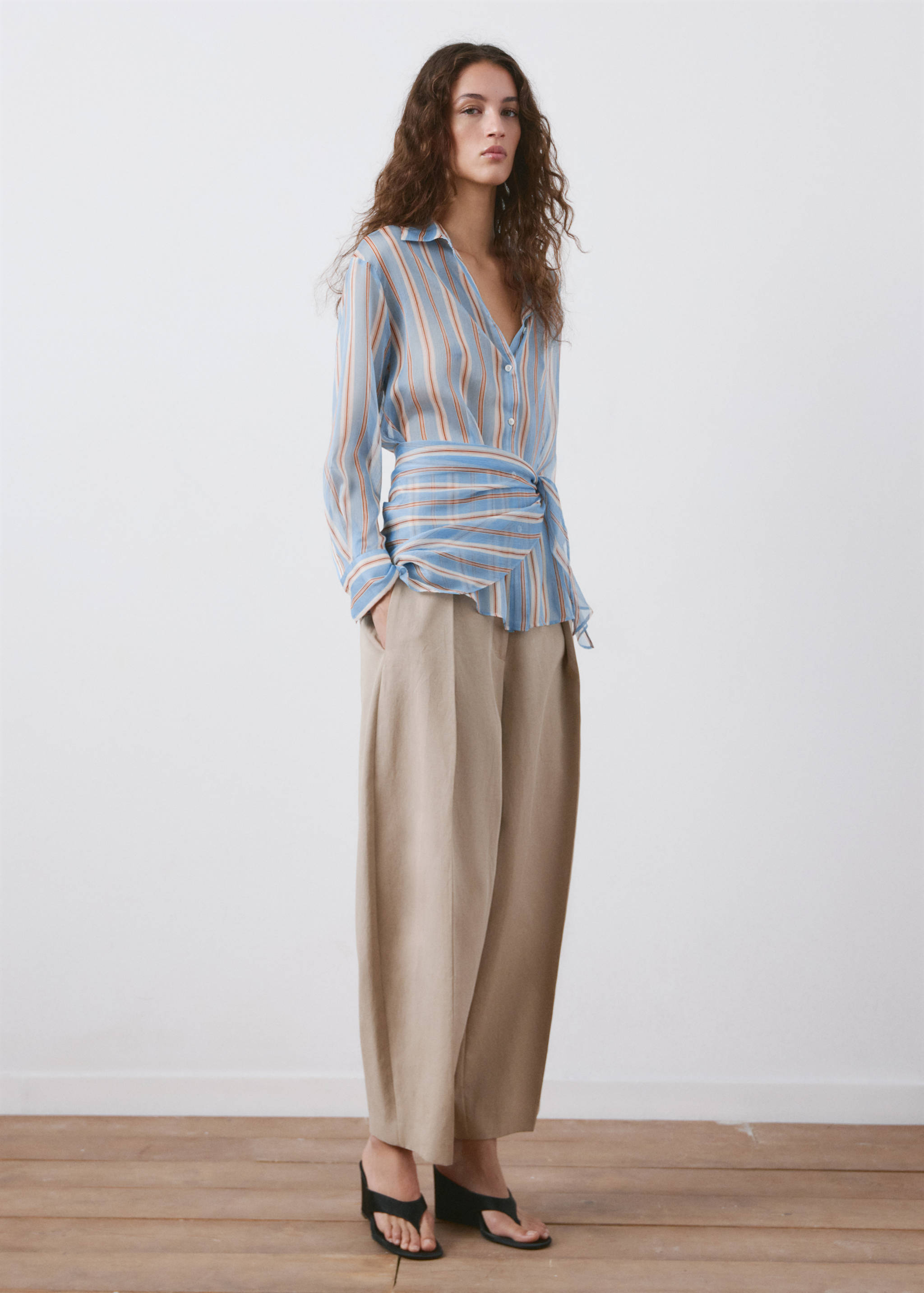 Striped handkerchief shirt - General plane