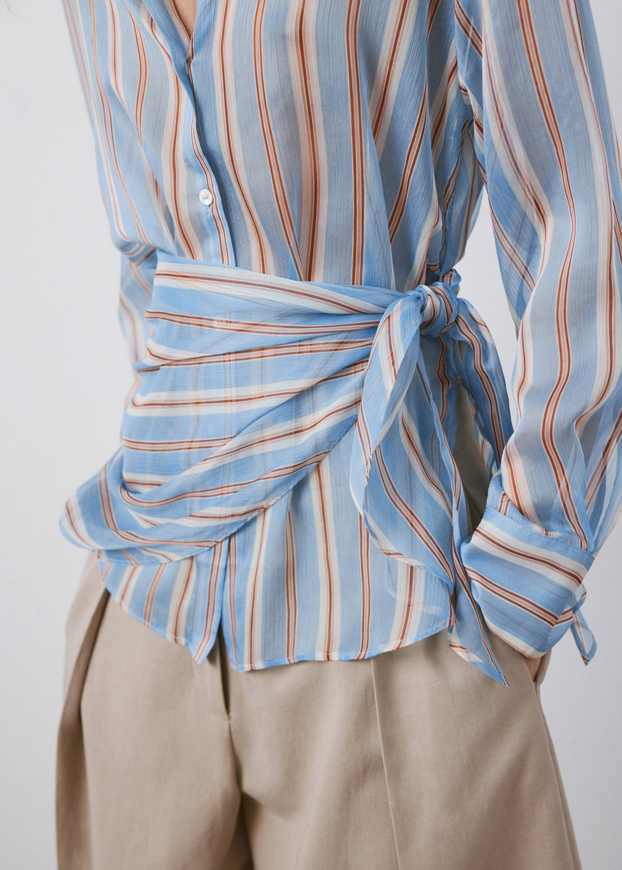 Striped handkerchief shirt - Details of the article 6