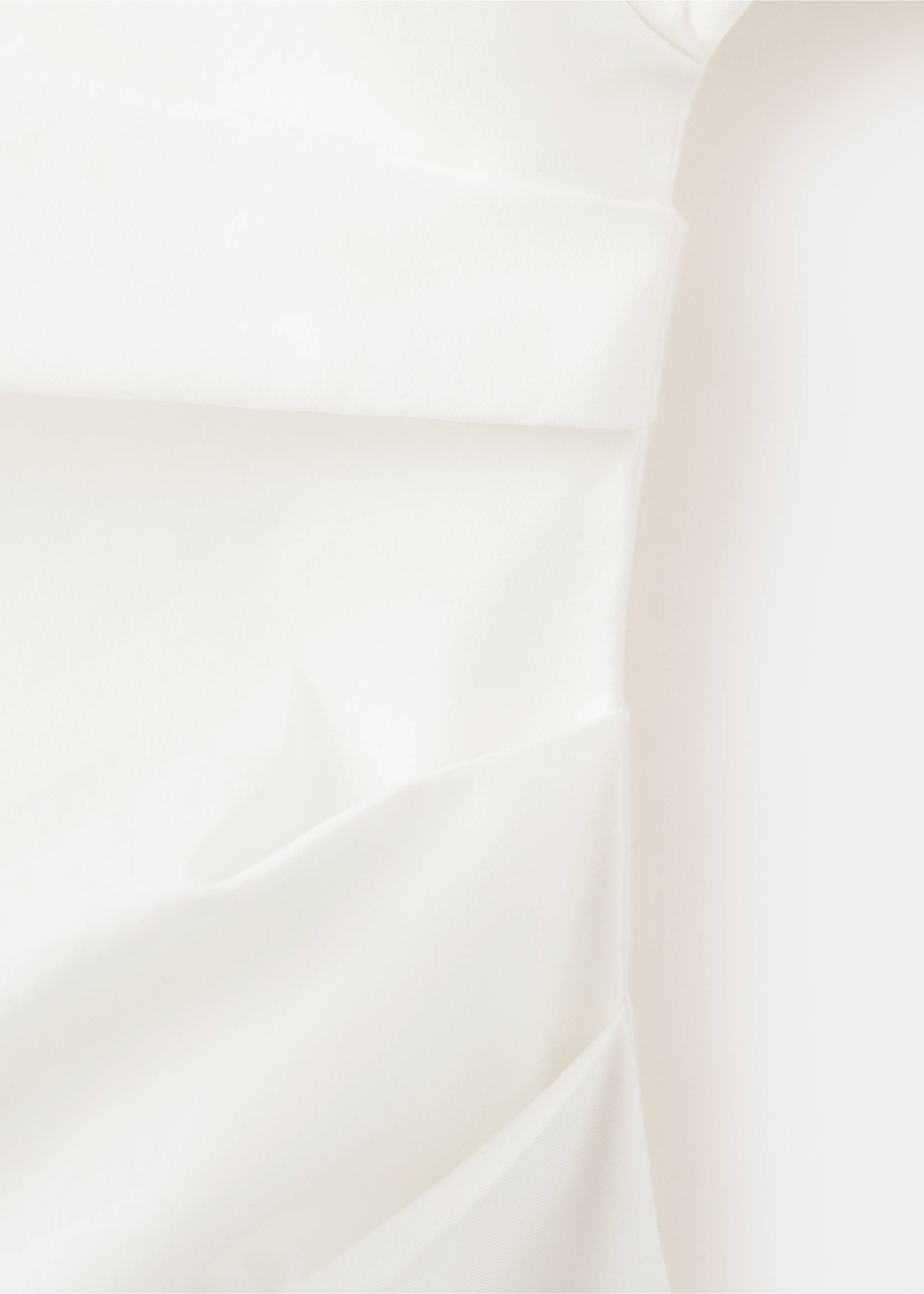 بلوزة من القطن بياقة غير متماثلة - تفاصيل المنتج 8, سكري. Ref: 27075843-00.