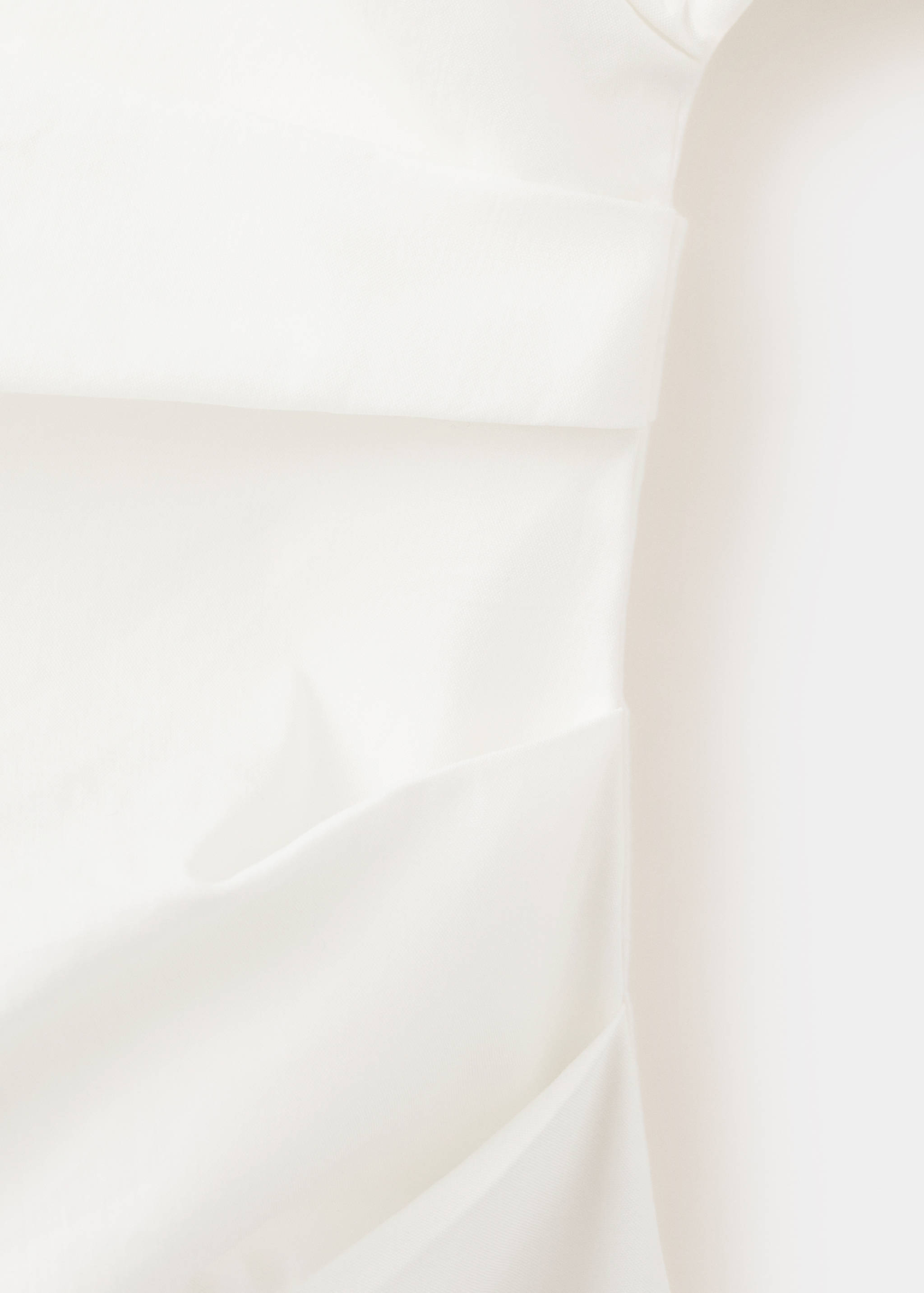 Cotton blouse with asymmetrical collar - Details of the article 8