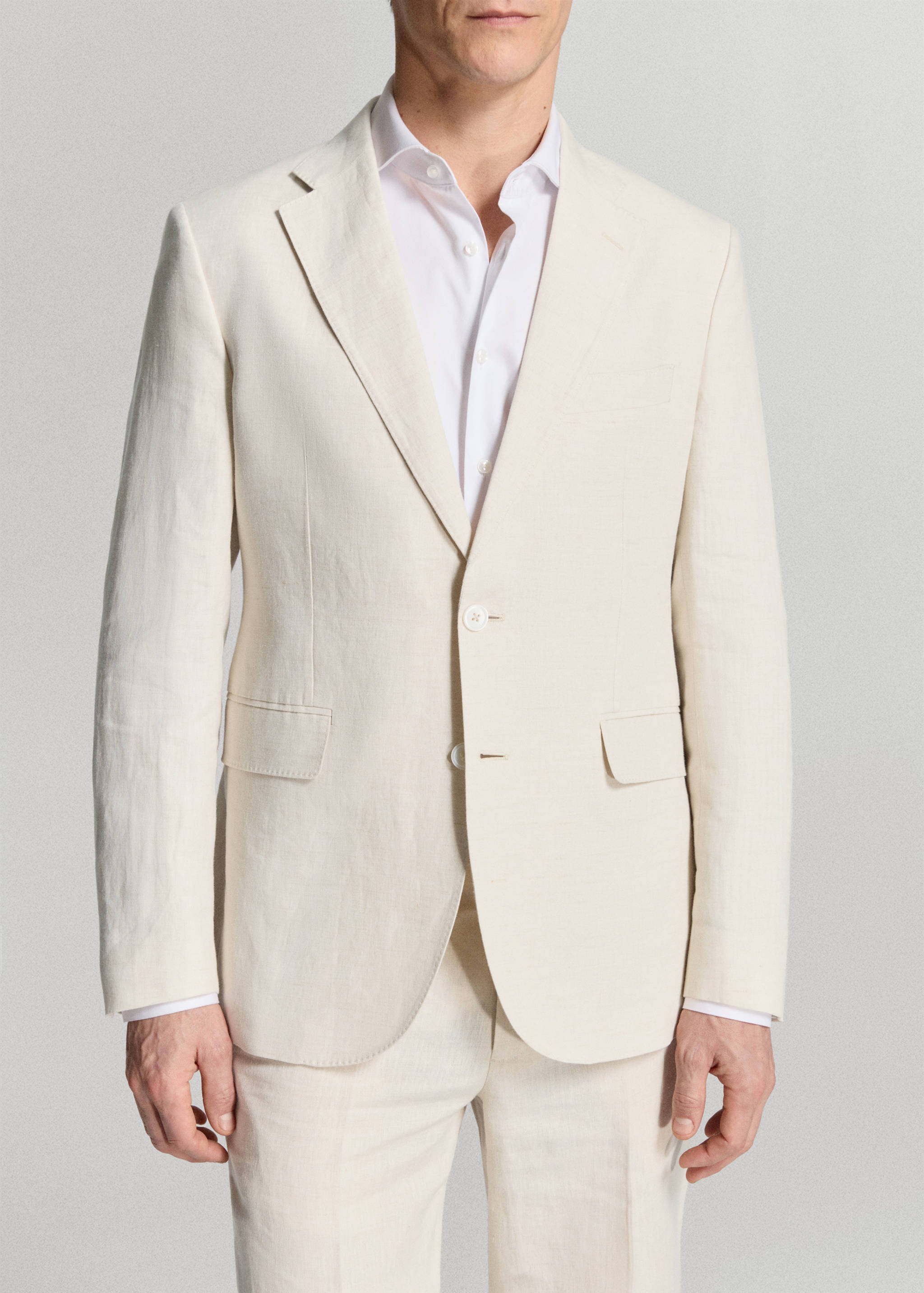 Americana traje Amalfi 100% lino slim fit - Detalle del artículo 3