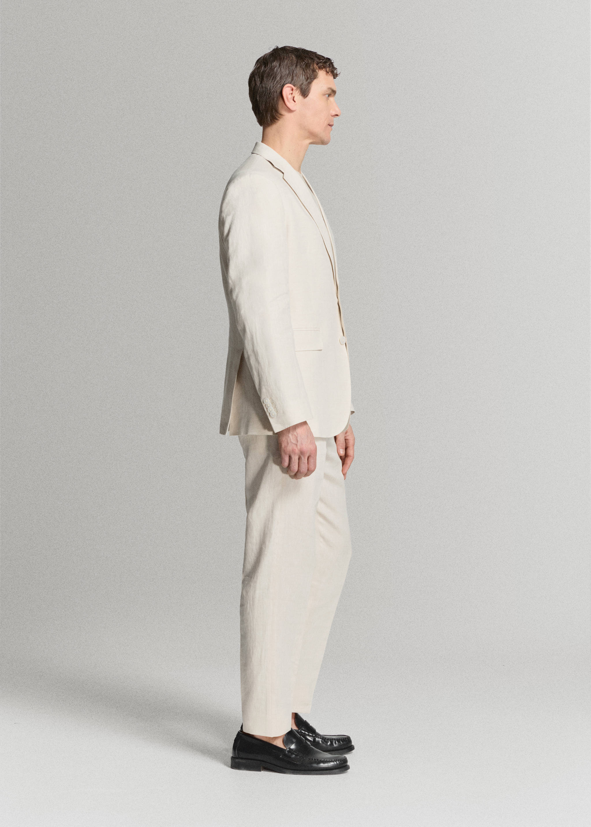 Костюмный пиджак Amalfi slim fit 100% лен - Деталь изделия 4