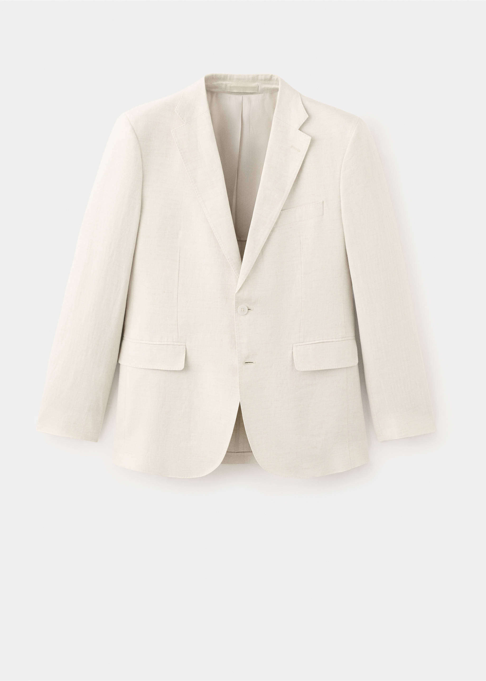 Костюмный пиджак Amalfi slim fit 100% лен - Изделие без модели, Экрю. Ref: 27075929-02.