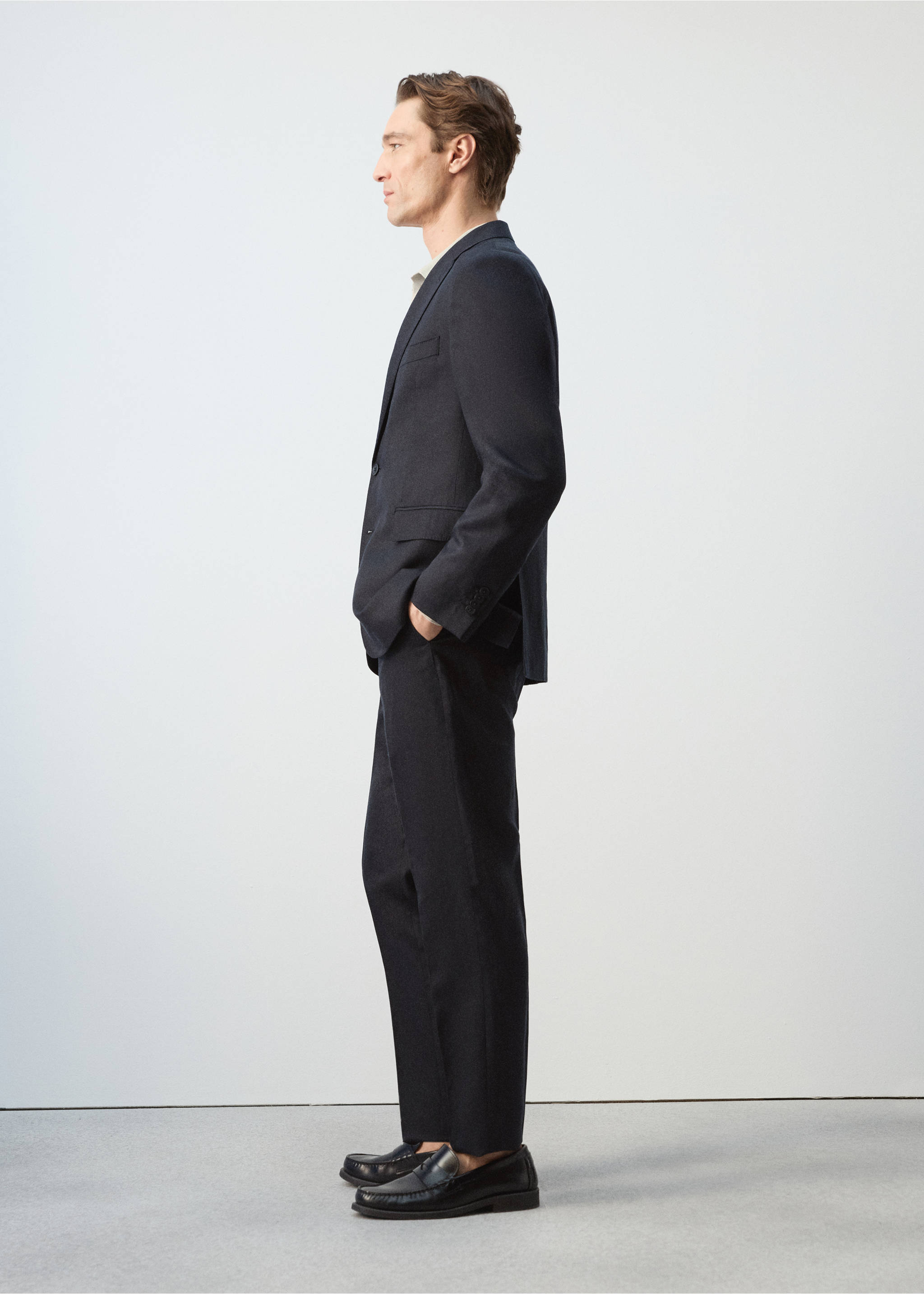 Americana traje Amalfi slim fit - Detalle del artículo 1, Azul marino. Ref: 27045936-00.