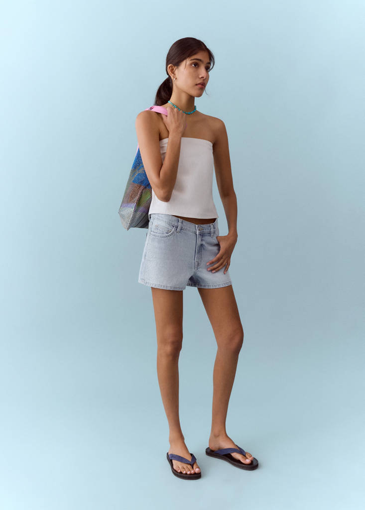 Sparkly shorts — Medium Blue