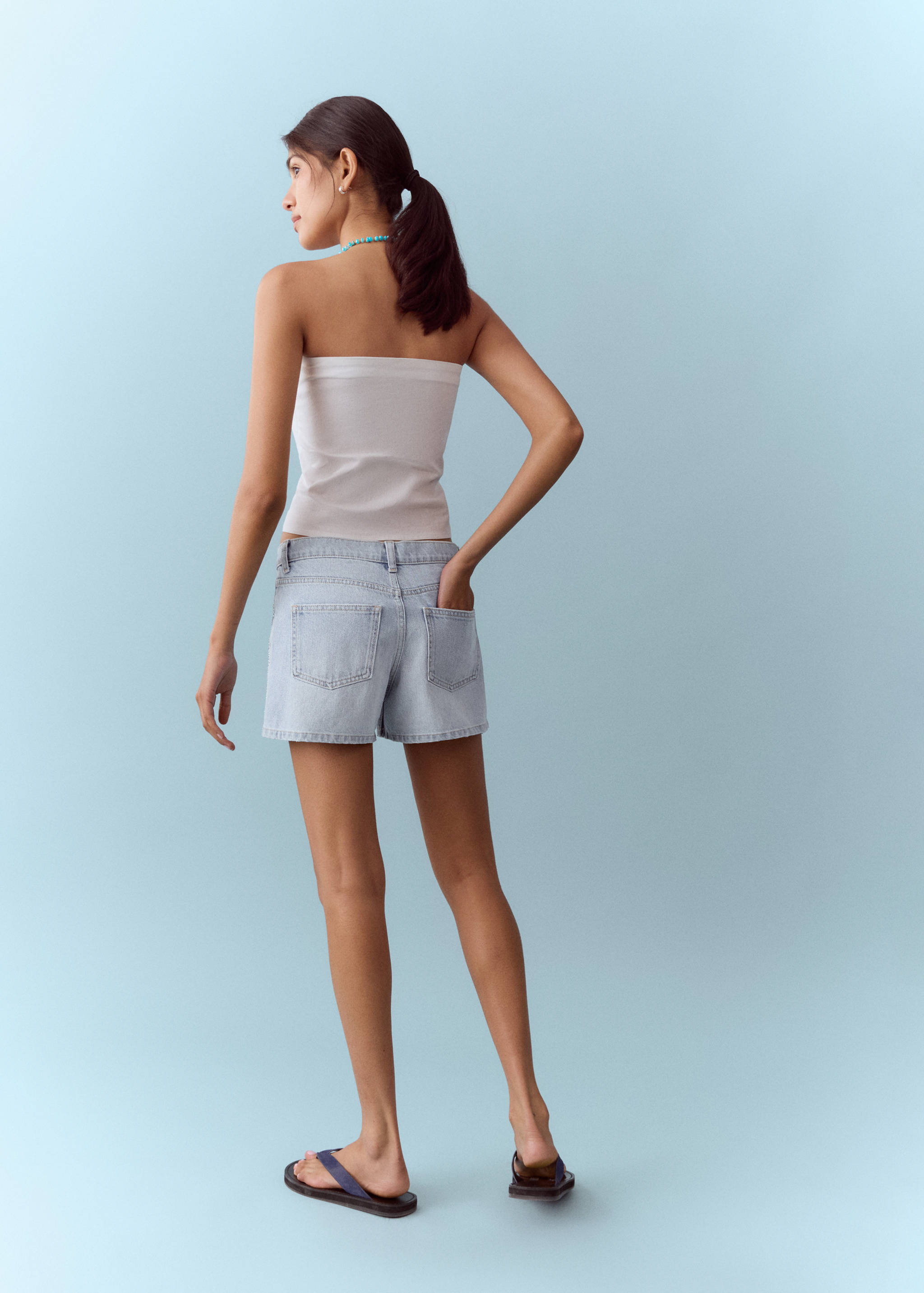 Glitzer-Shorts - Rückseite des Artikels