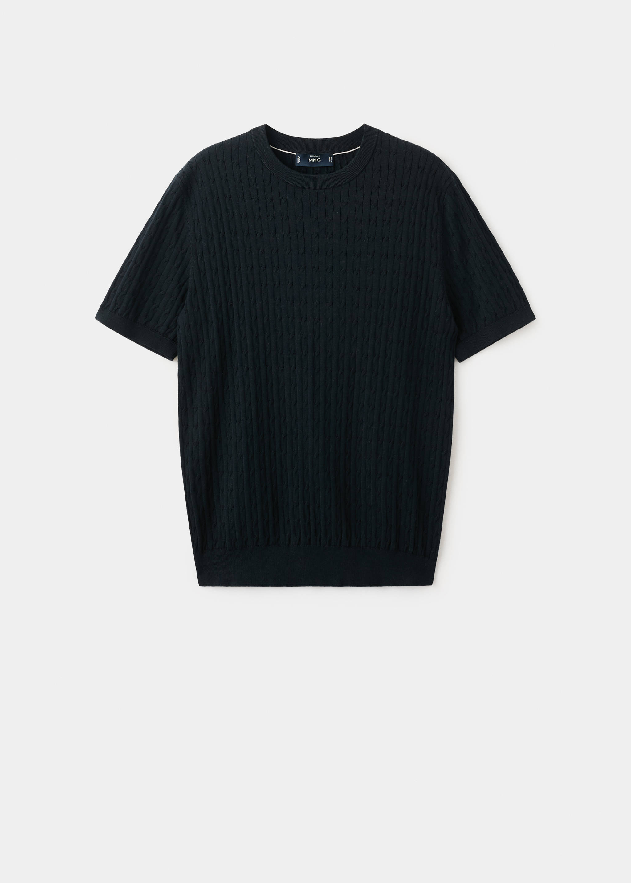 Camiseta punto trenzado 100% algodón - Artículo sin modelo