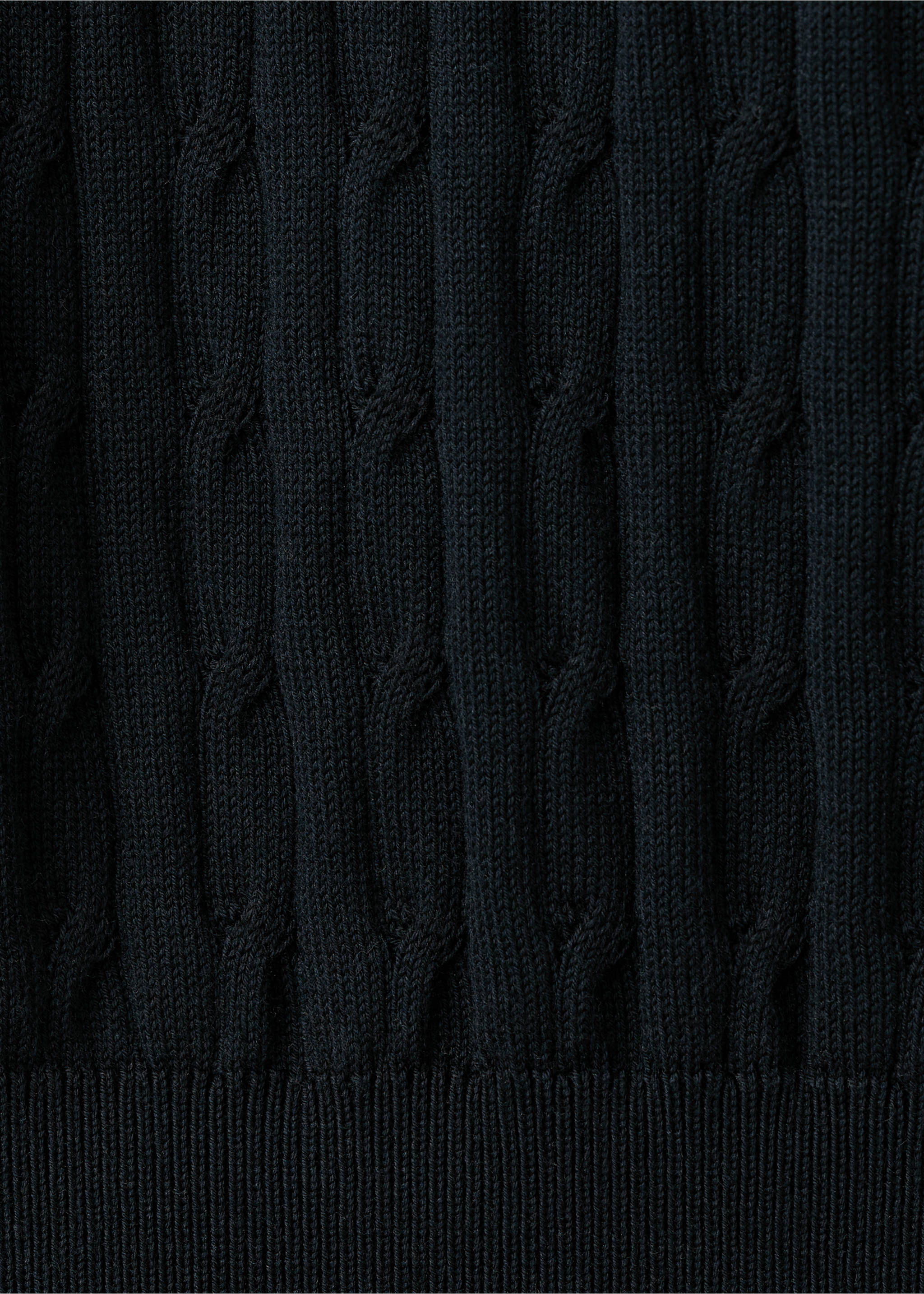 Camiseta punto trenzado 100% algodón - Detalle del artículo 0, Azul noche. Ref: 27075939-00.