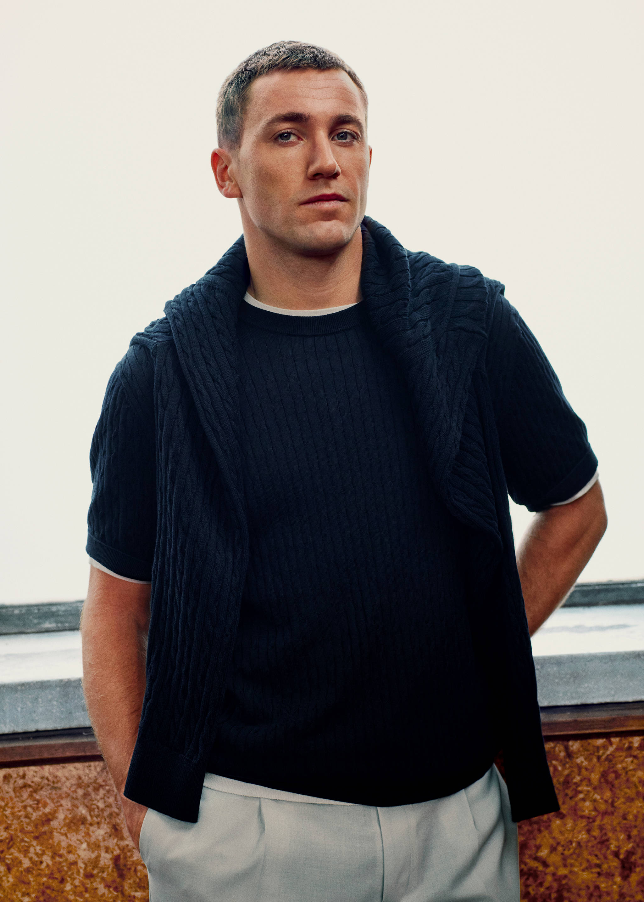 Camiseta punto trenzado 100% algodón - Detalle del artículo 5