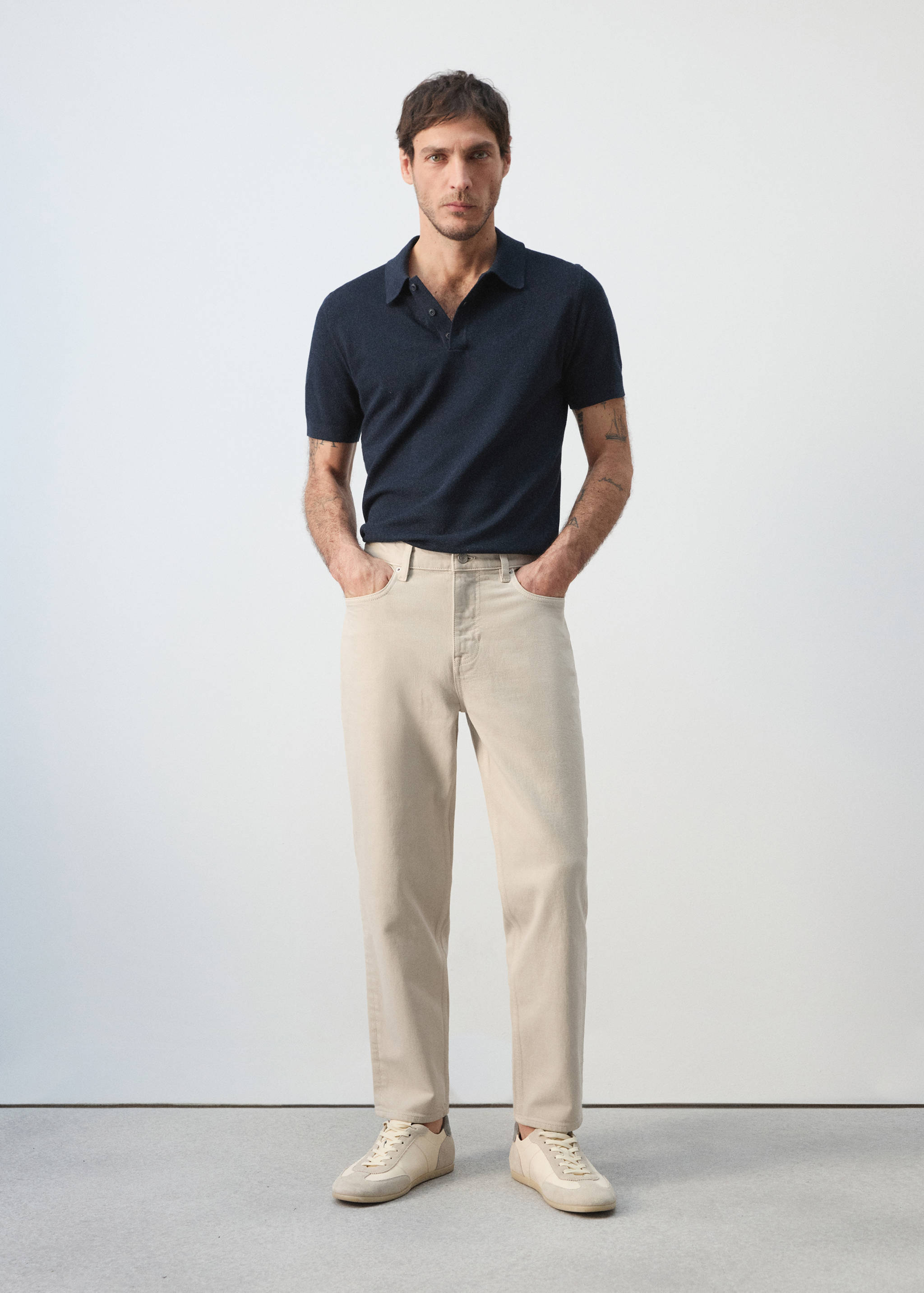 Джинсы Ben cropped tapered fit - Общий план