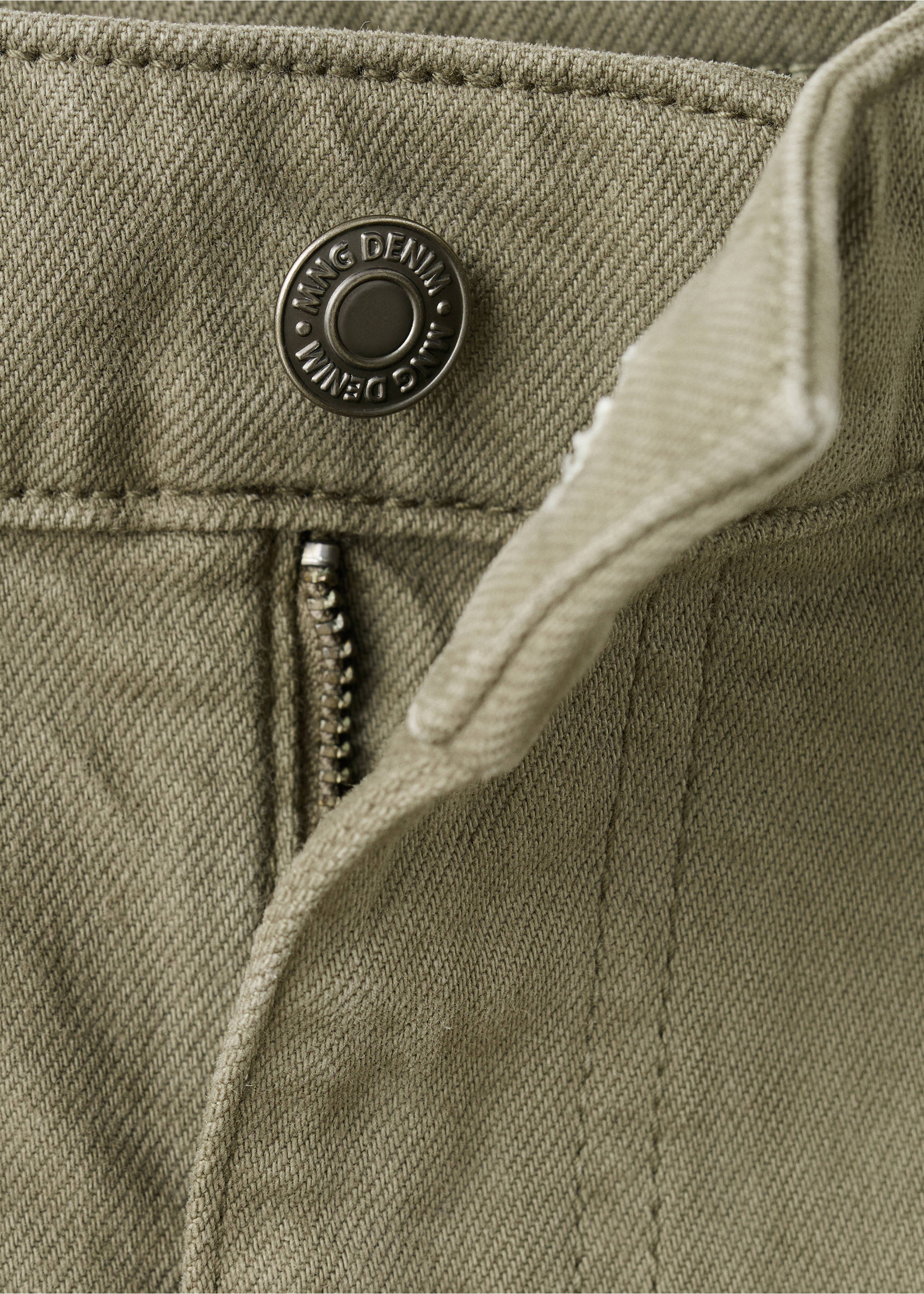 Ben cropped tapered fit farmernadrág - A termék adatai 8, Khaki. Ref: 27075940-00.