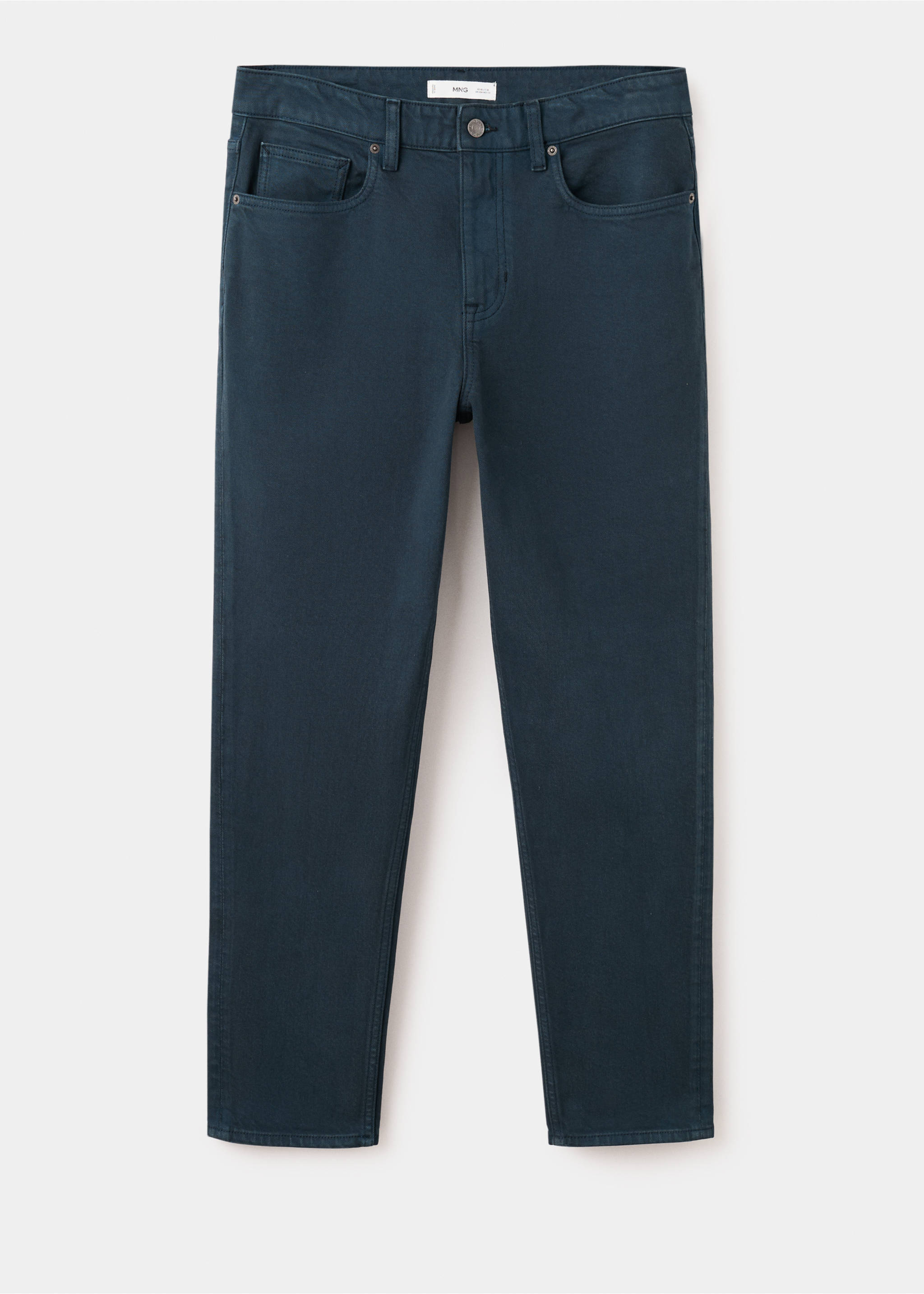 Ben cropped tapered-fit jeans - Article without model, Navy. Ref: 27075940-00.