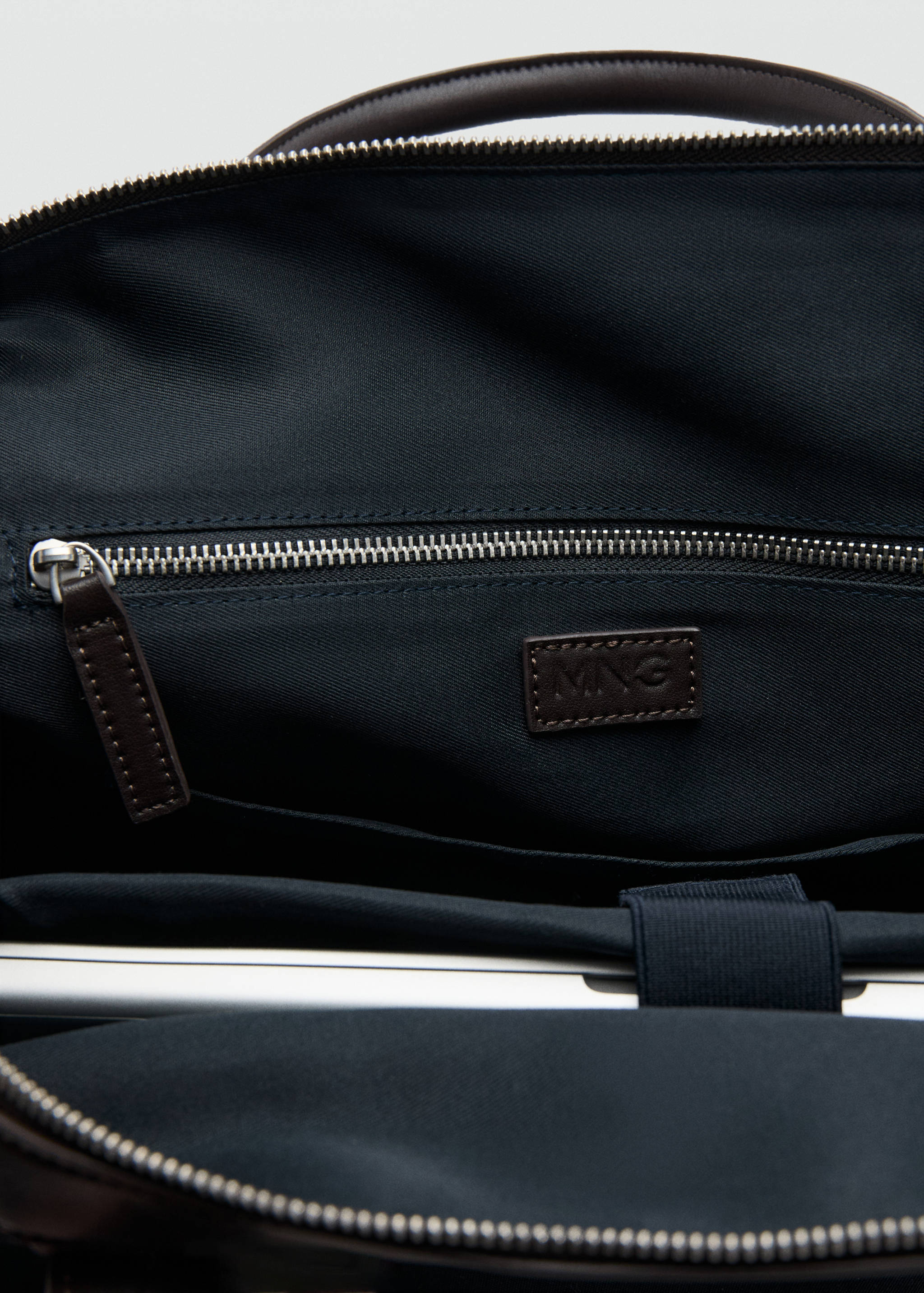 Bolso tote viaje detalles piel - Detalle del artículo 4