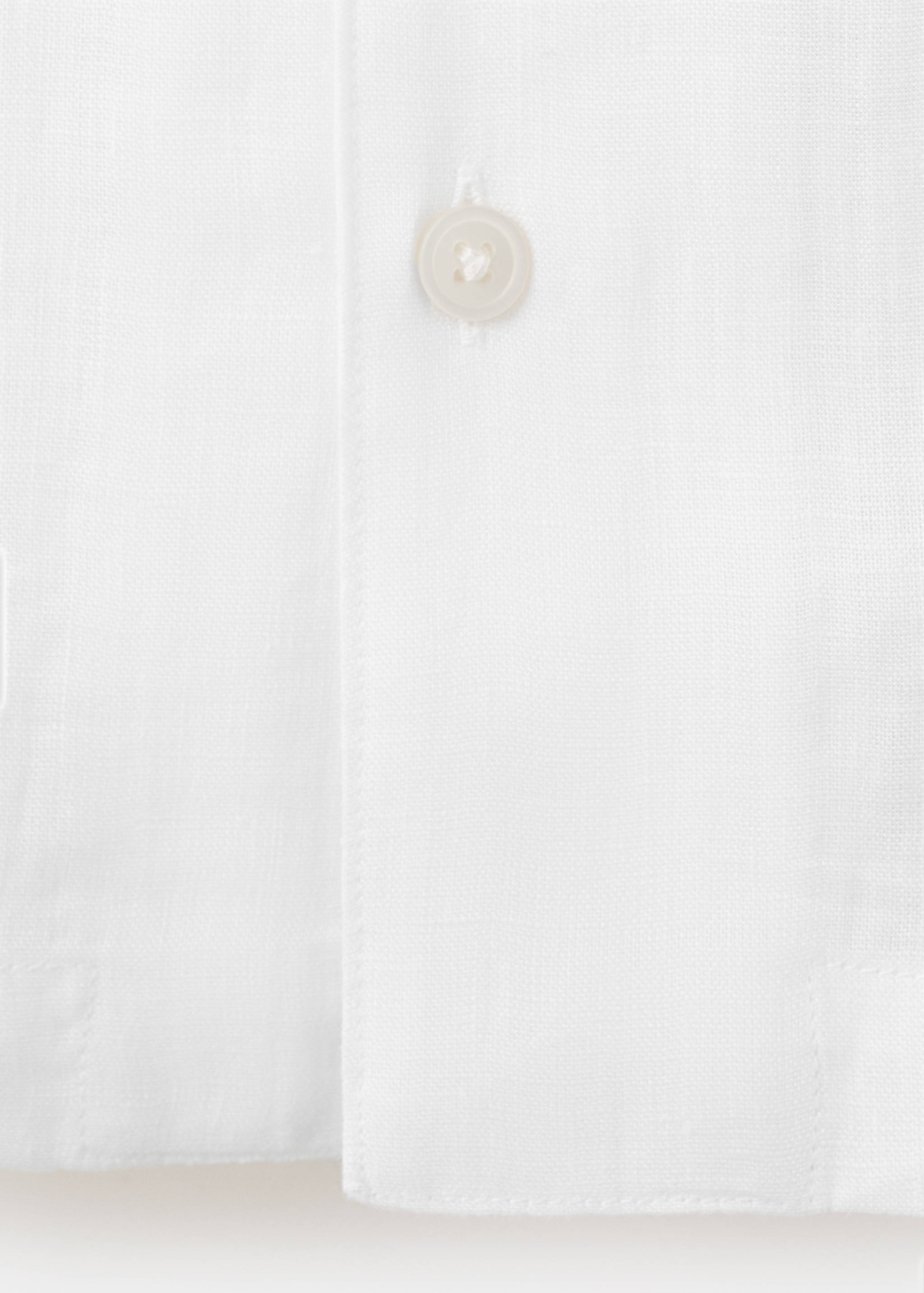 100% linen bowling-collar shirt - Details of the article 8