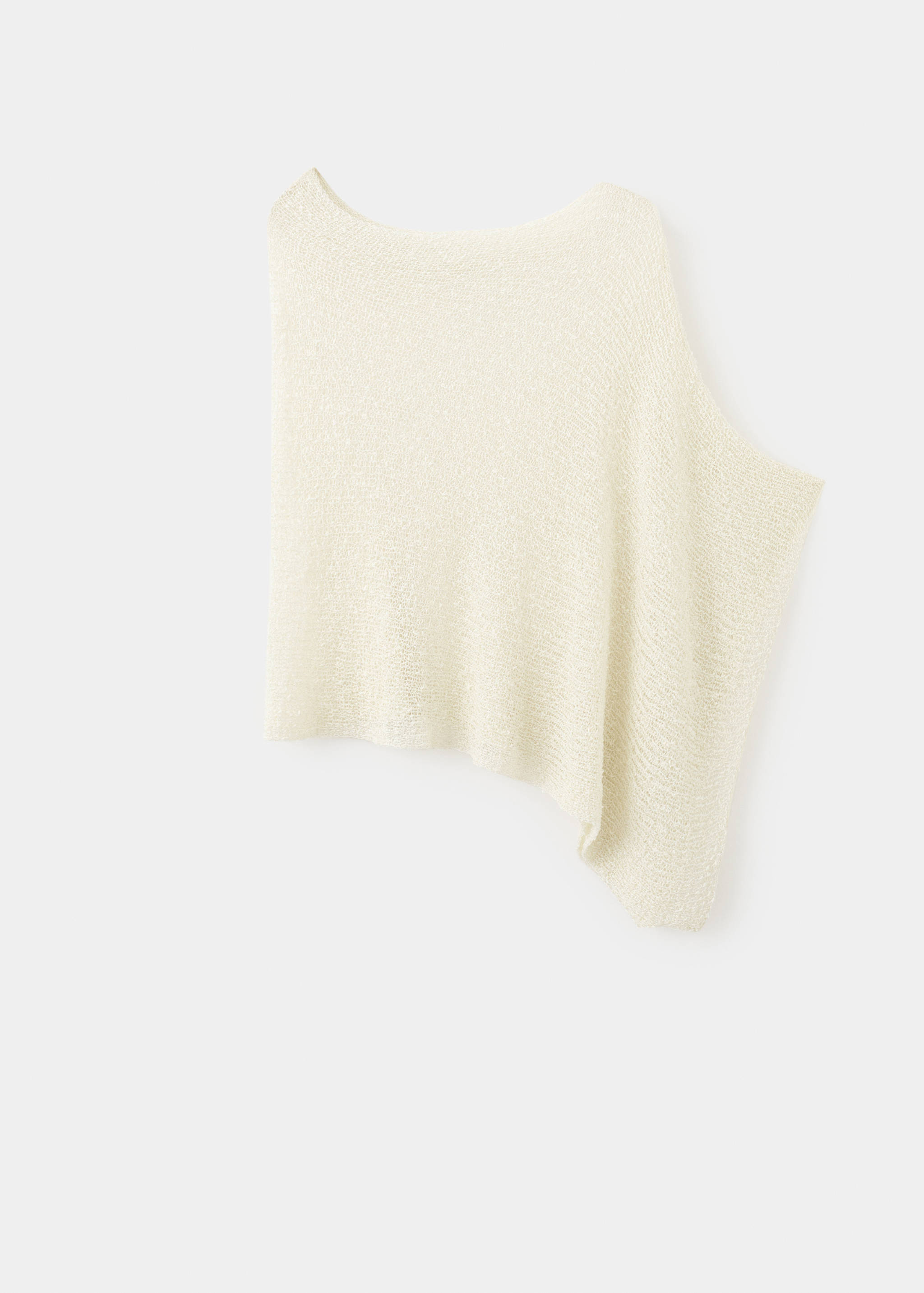 Asymmetrisches Lurex-Cape - Artikel ohne Model