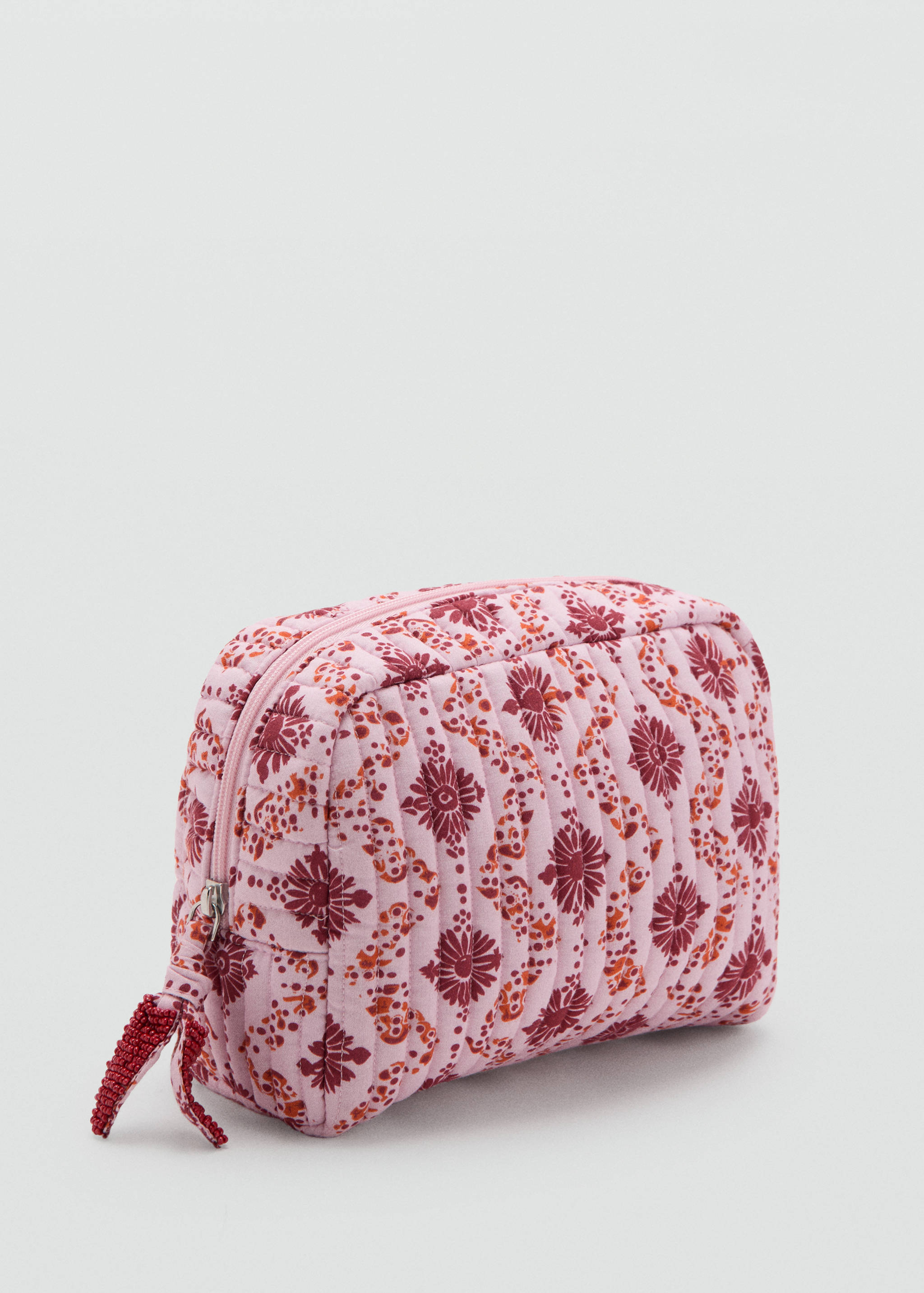 Gemusterte Kosmetiktasche - Mittlere Ansicht