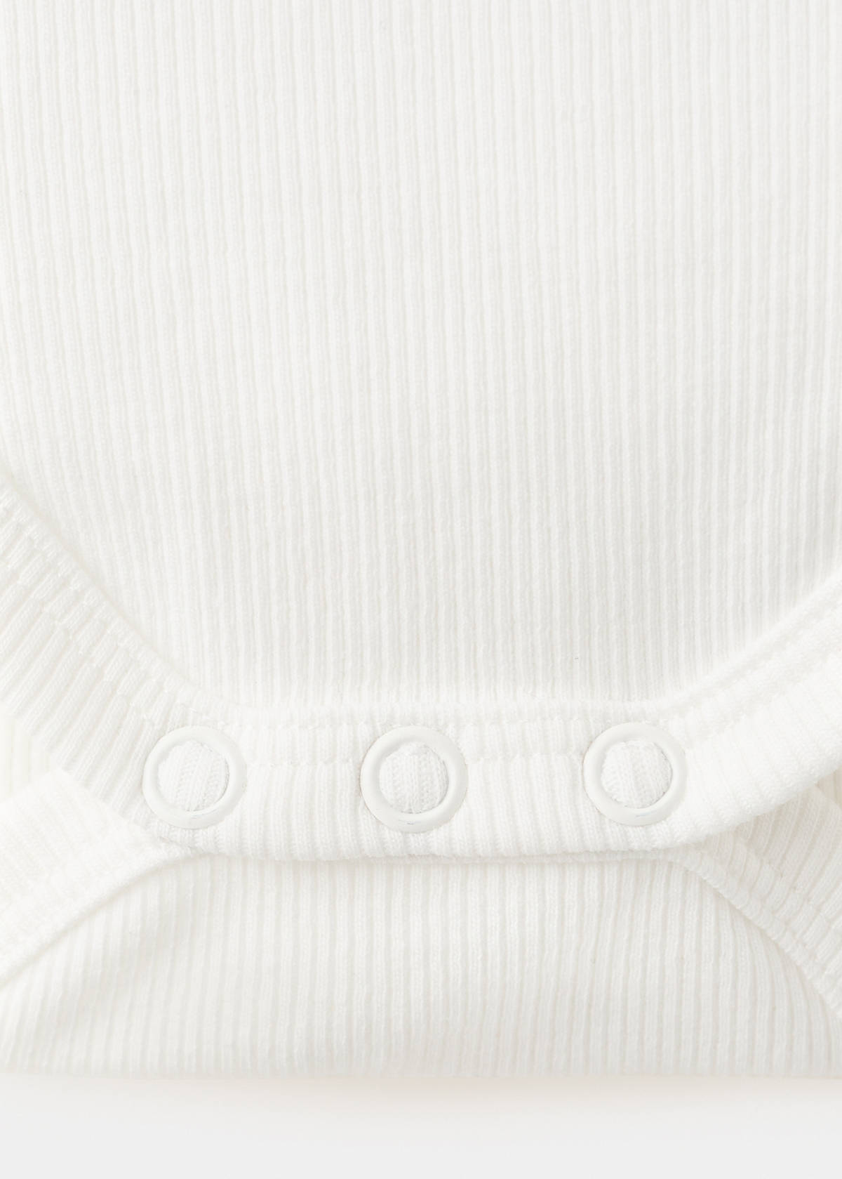 Ribbed cotton bodysuit — Off White