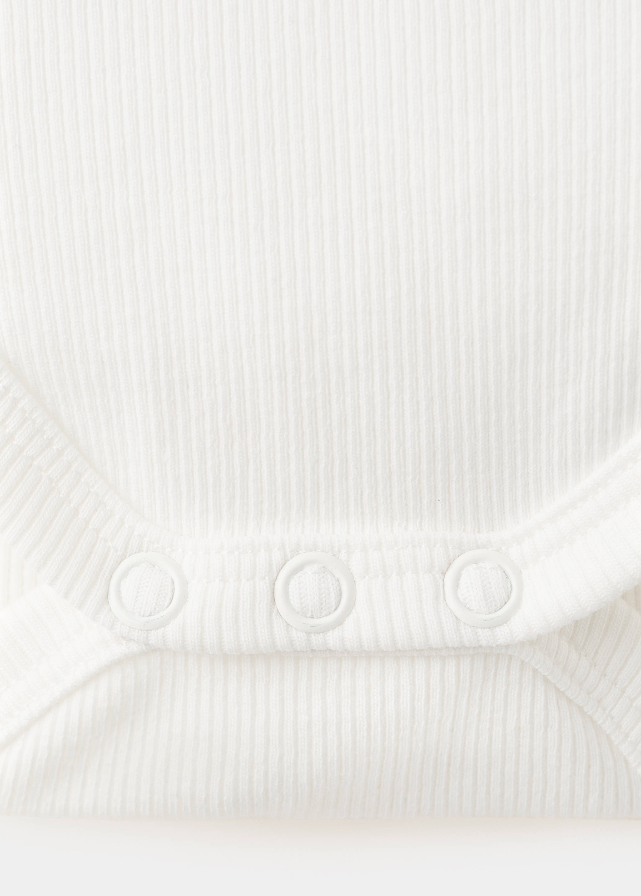 Ribbed cotton bodysuit - Details of the article 8