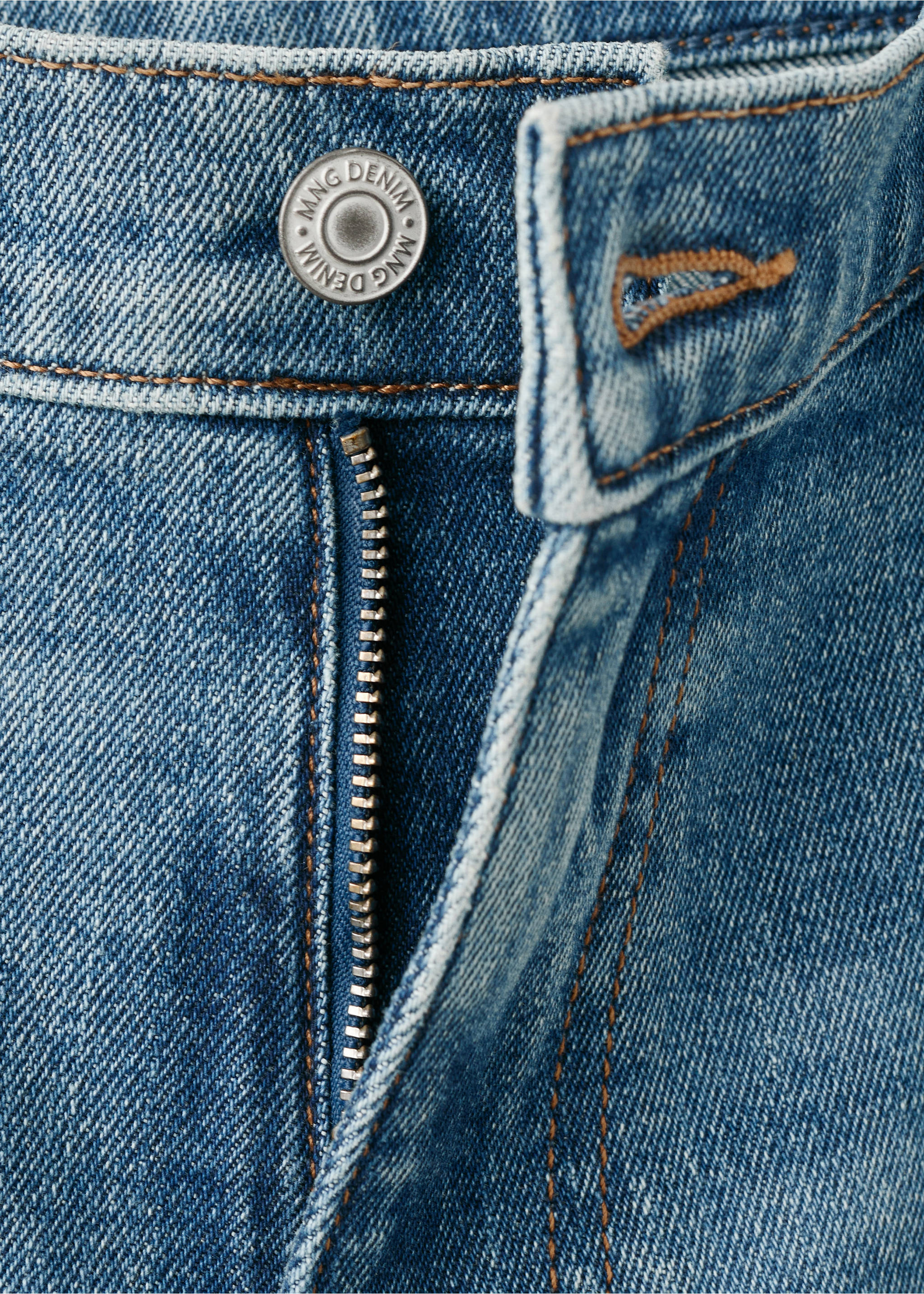 Bermudas vaqueras slim fit - Detalle del artículo 8, Azul medio. Ref: 27075958-00.