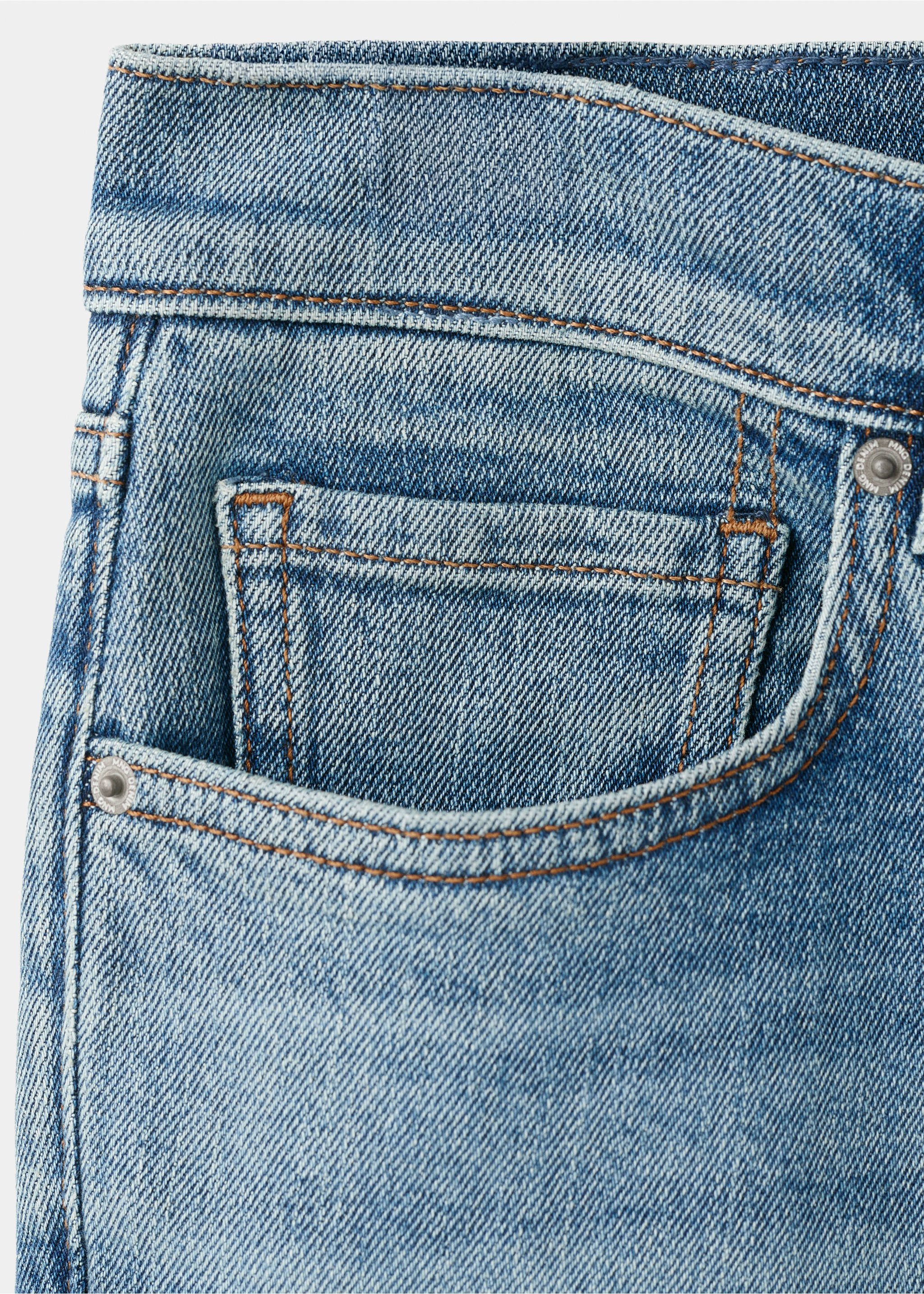 Bermudas vaqueras slim fit - Detalle del artículo 0, Azul medio. Ref: 27075958-00.