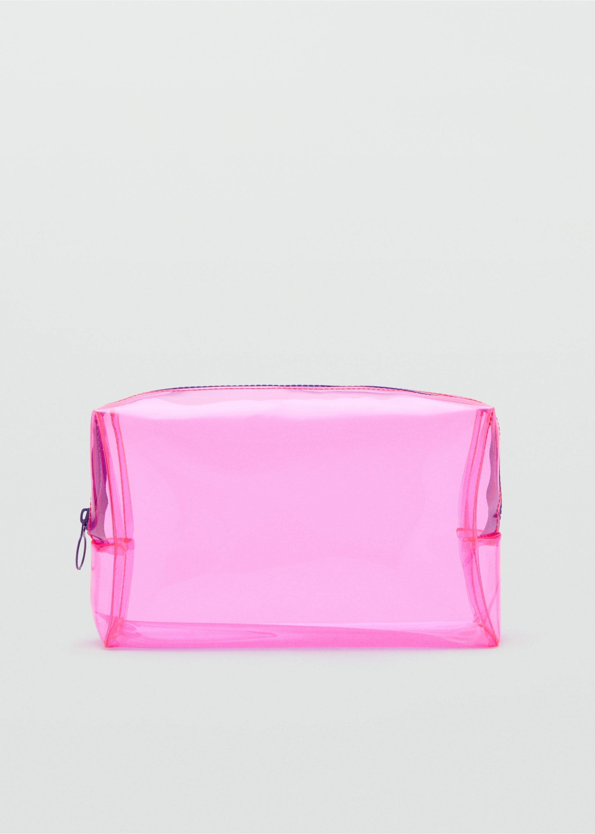 Transparent cosmetic bag - Article without model, Pink. Ref: 27075959-00.