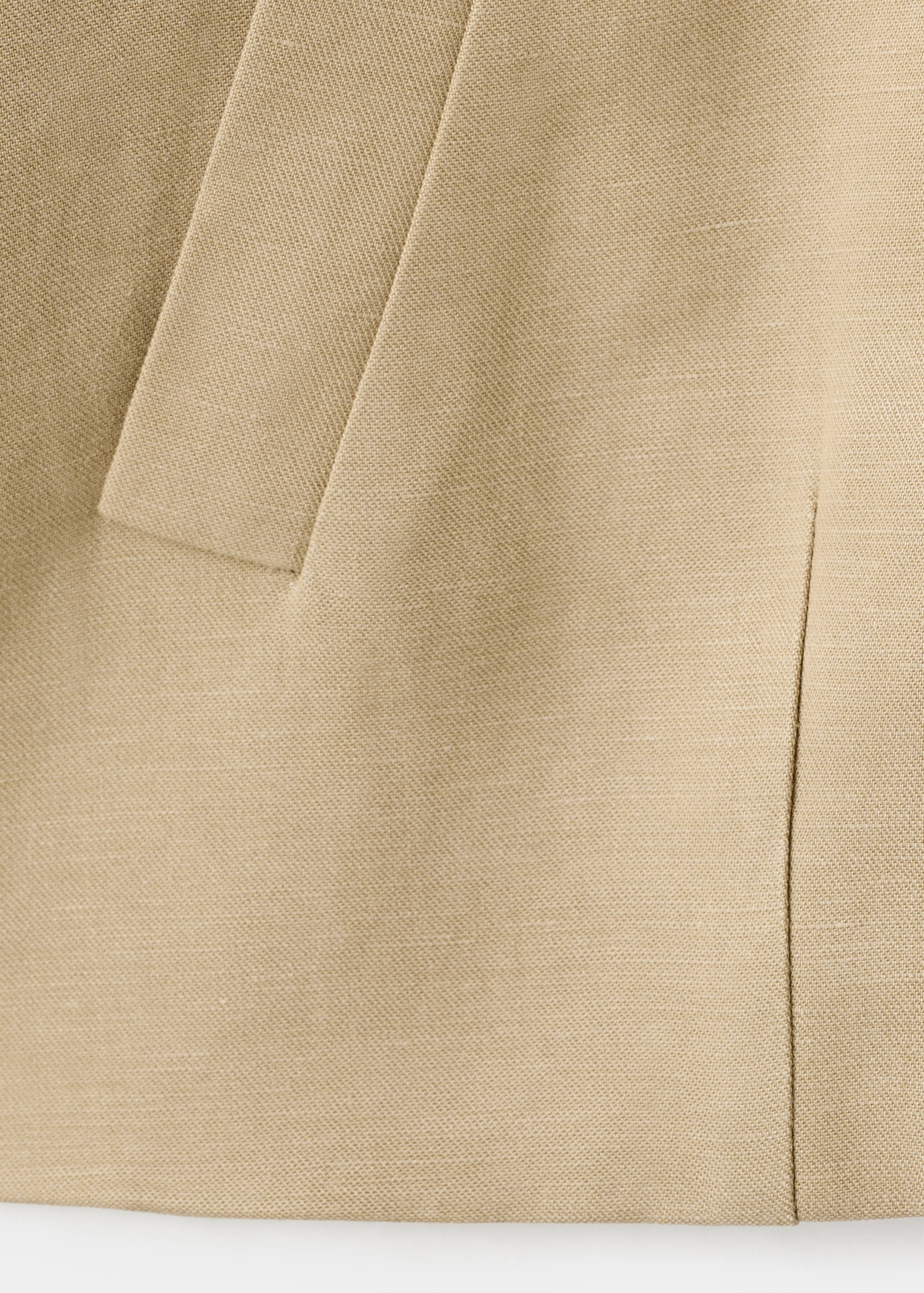 Veste lin col officier - Détail de l'article 0