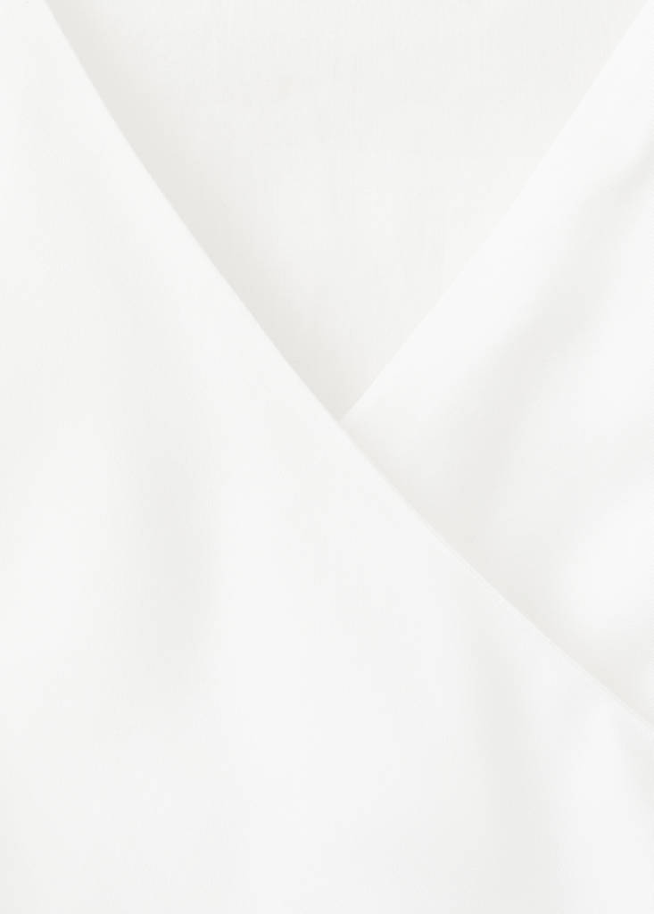 Fluid crossover top — Off White