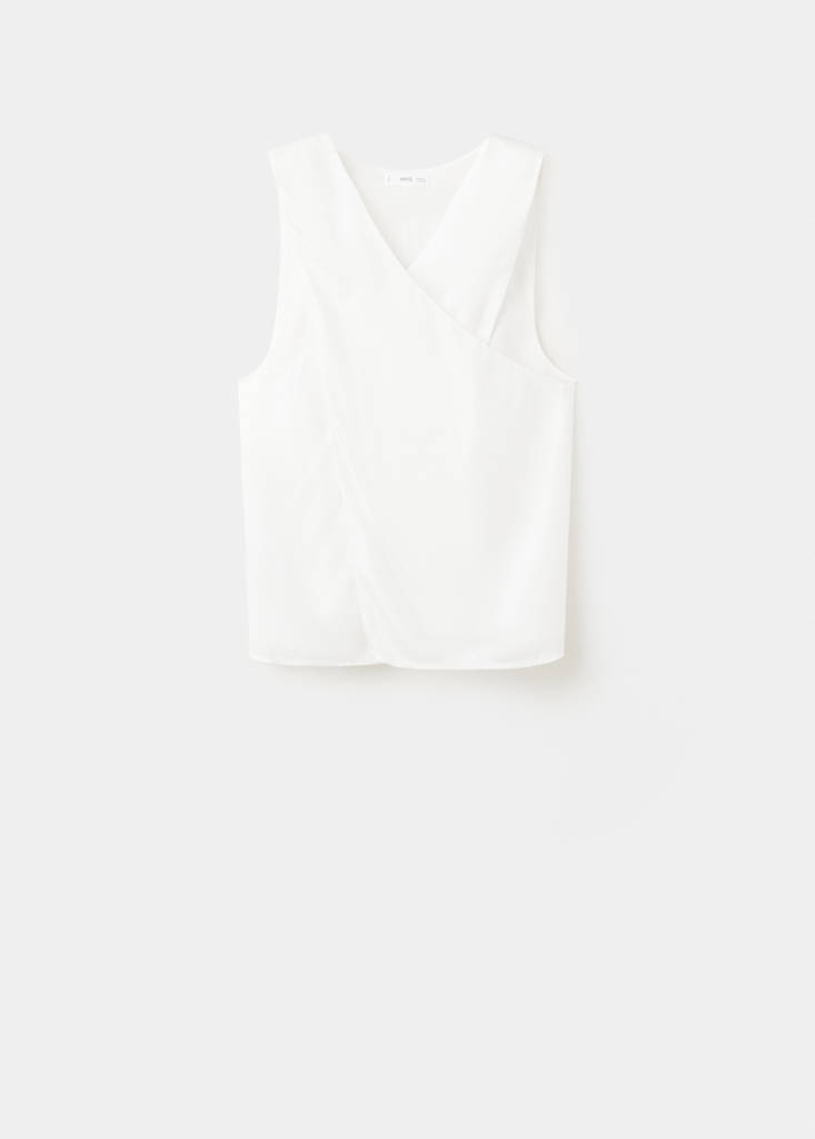 Fluid crossover top — Off White