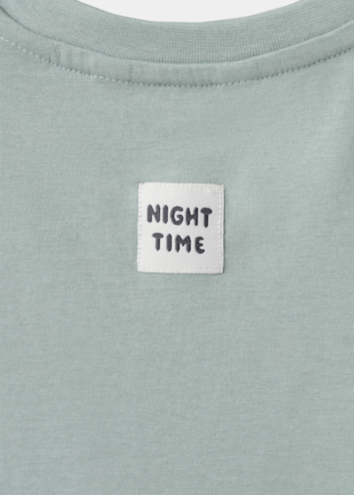 Striped short pyjamas — Green