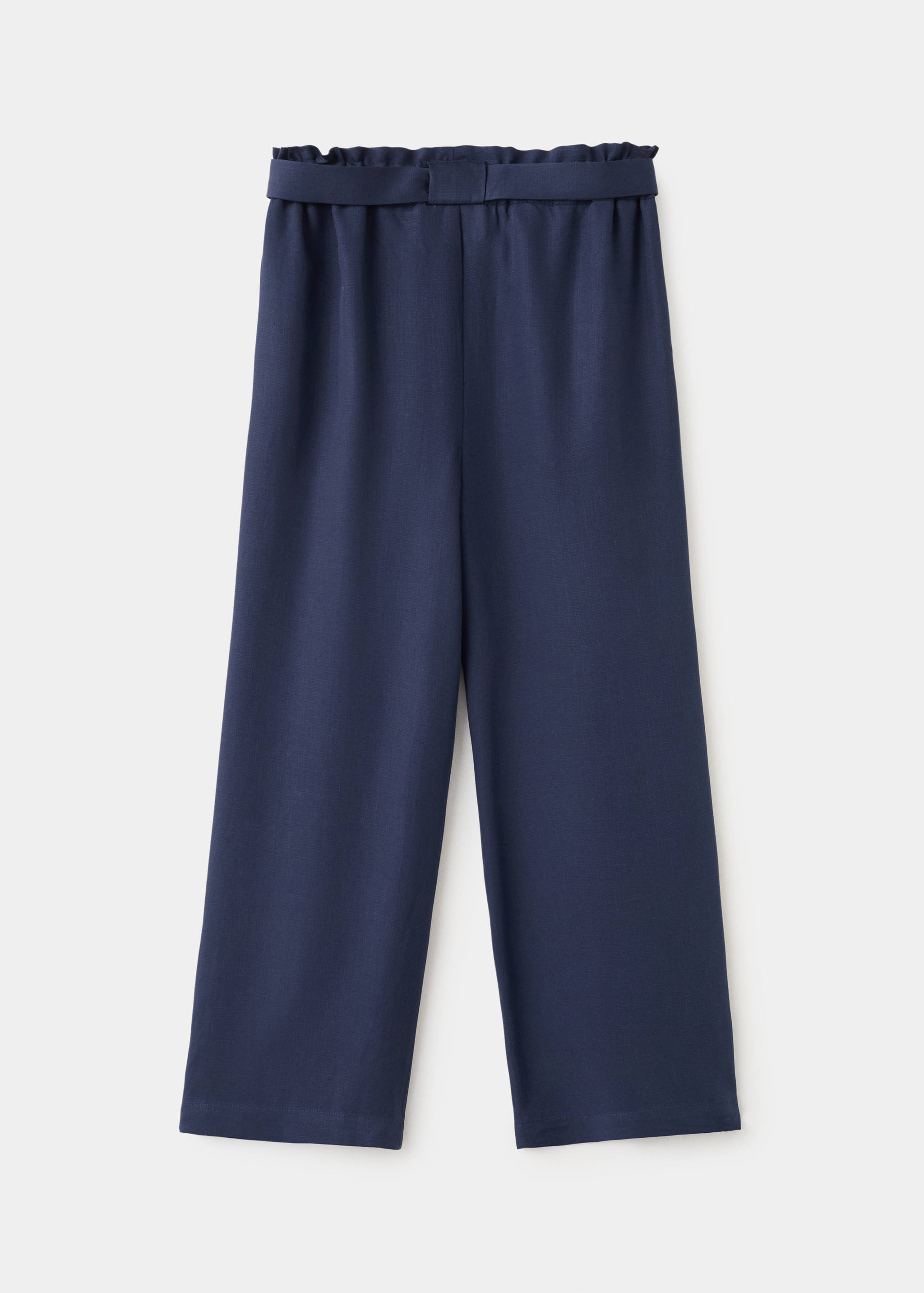 Lyocell tie-waist trousers - Reverse of the article