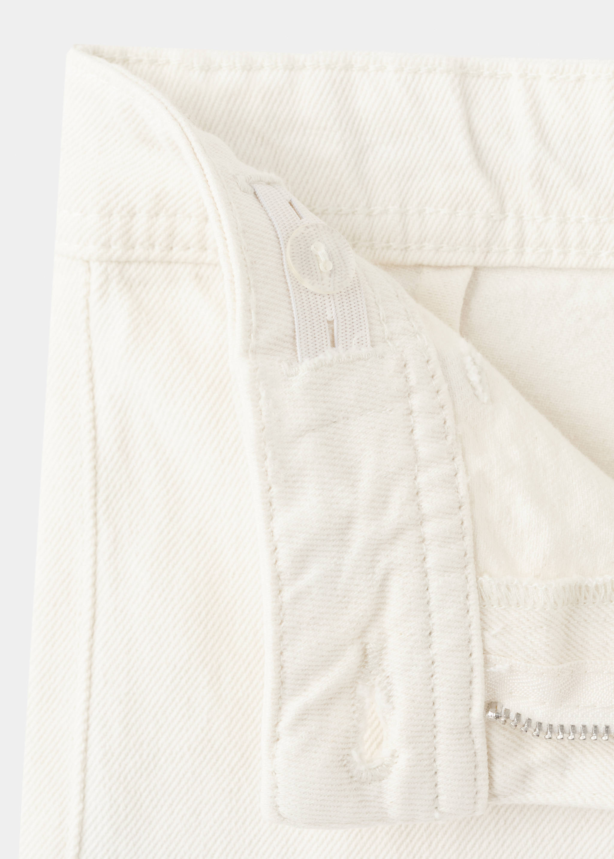 Embroidered wide-leg jeans - Details of the article 8