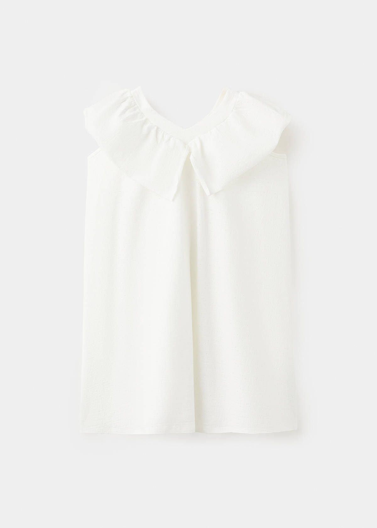 Short ruffled dress — Off White