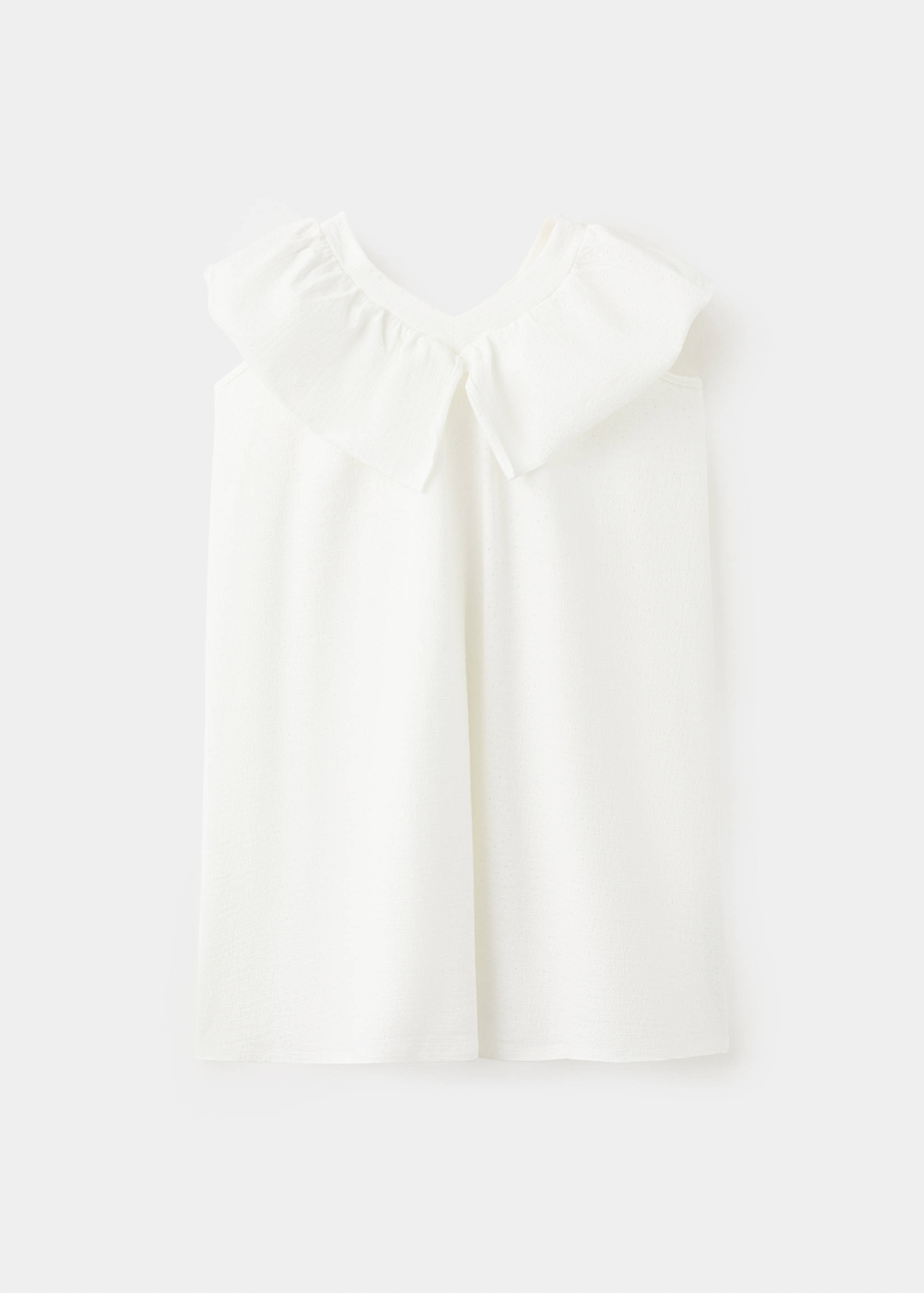 Short ruffled dress - Reverse of the article