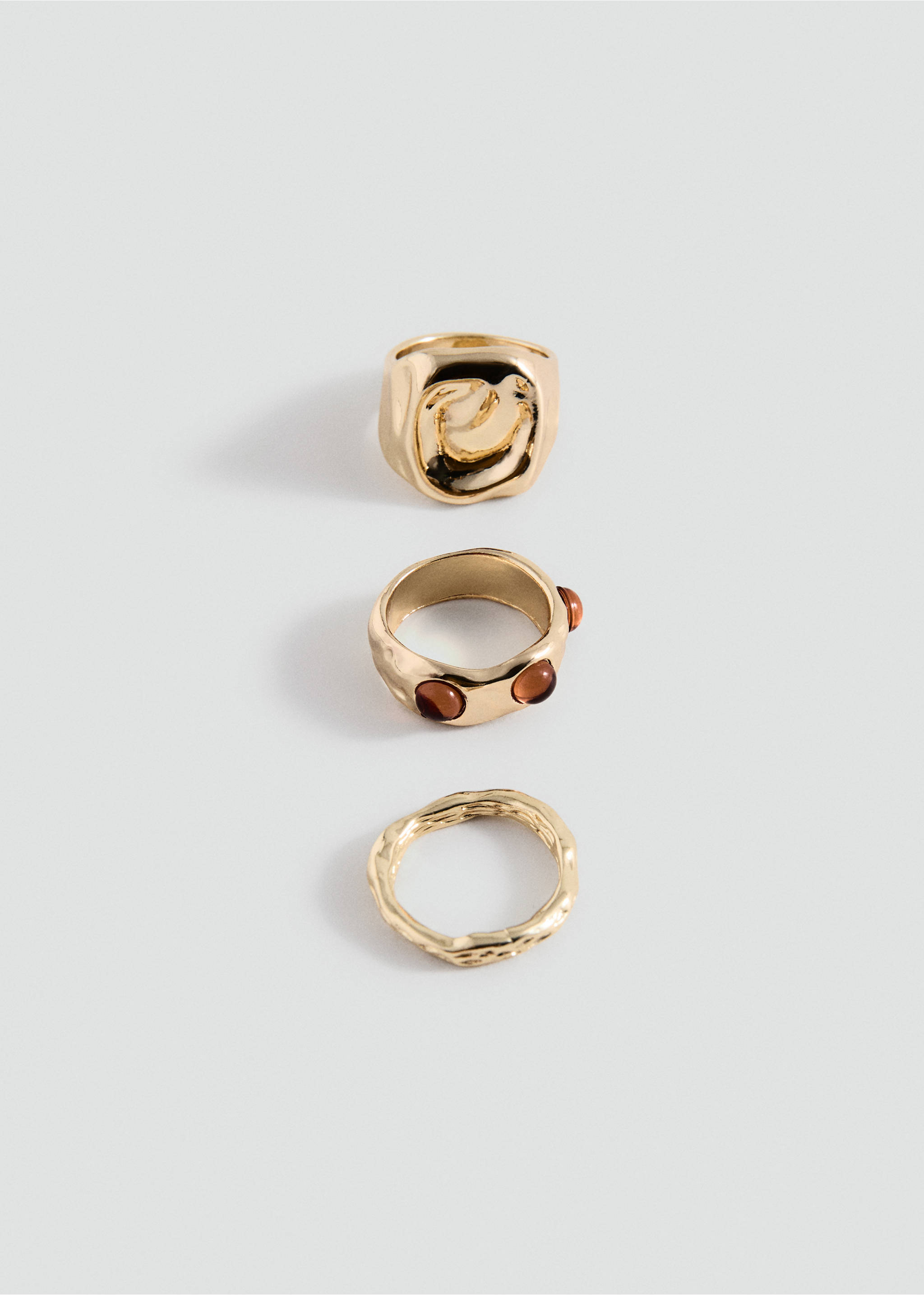 Combined ring 3 set - Article without model, Gold. Ref: 27075977-00.