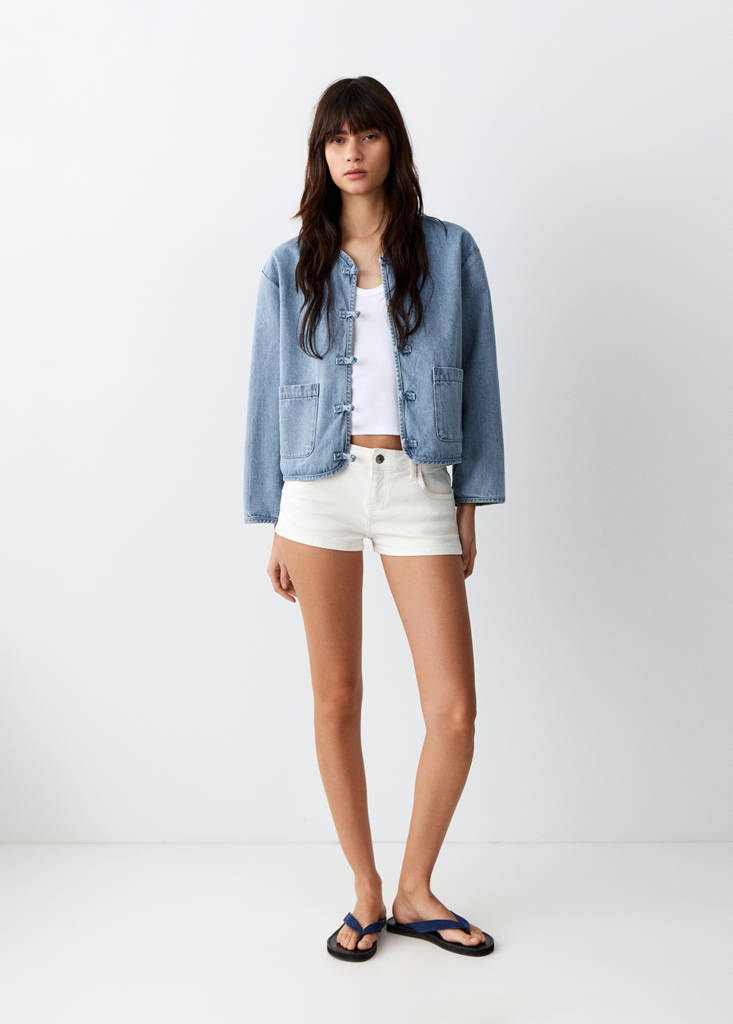 Pockets denim jacket — Medium Blue