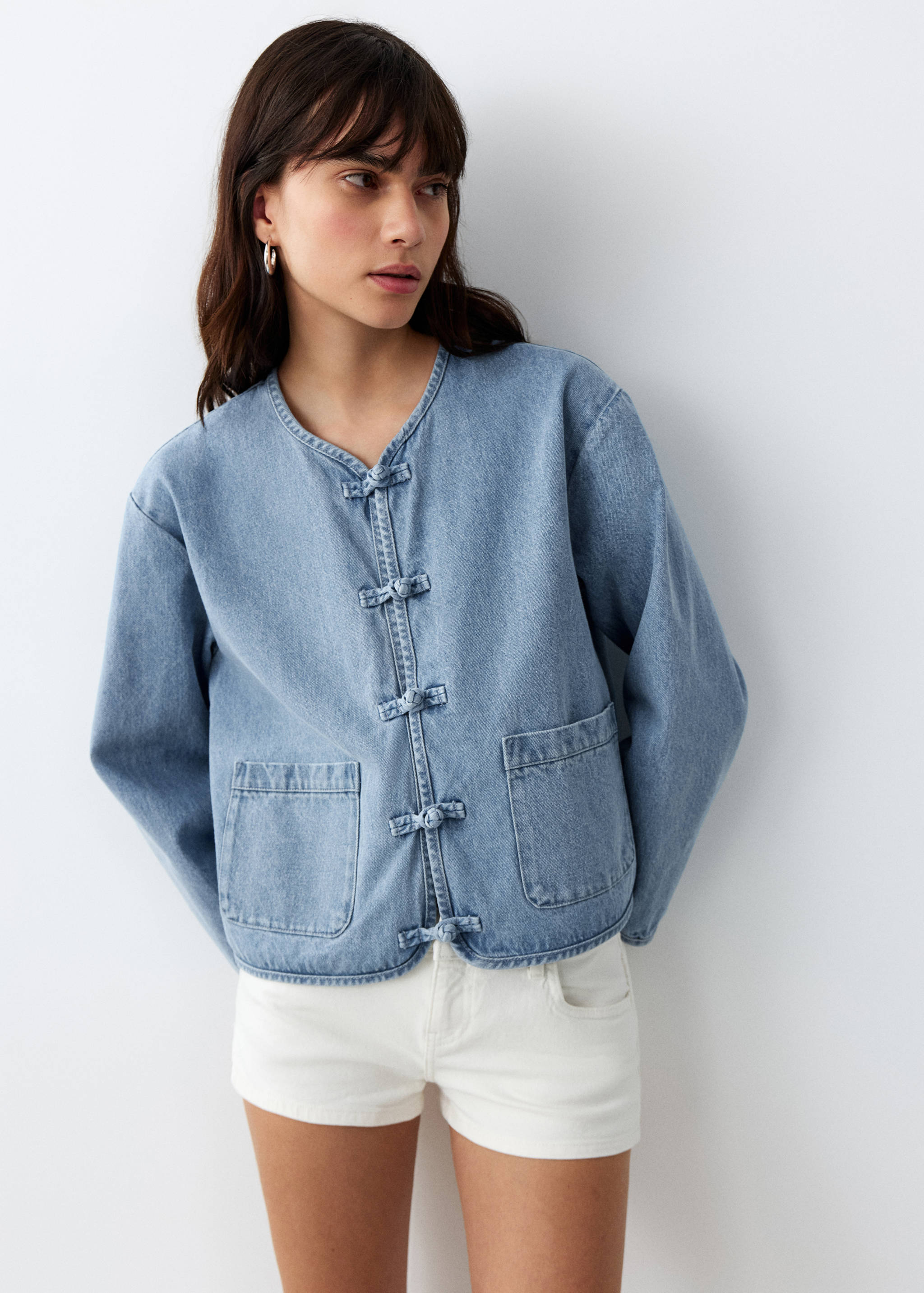 Pockets denim jacket - Medium plane
