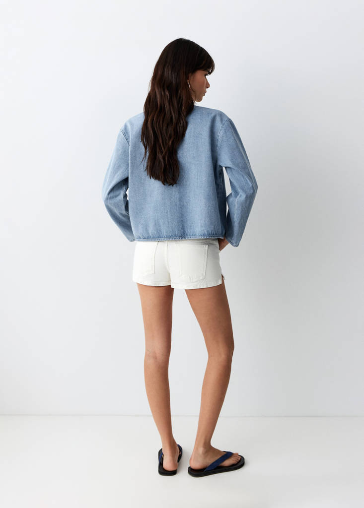 Pockets denim jacket — Medium Blue
