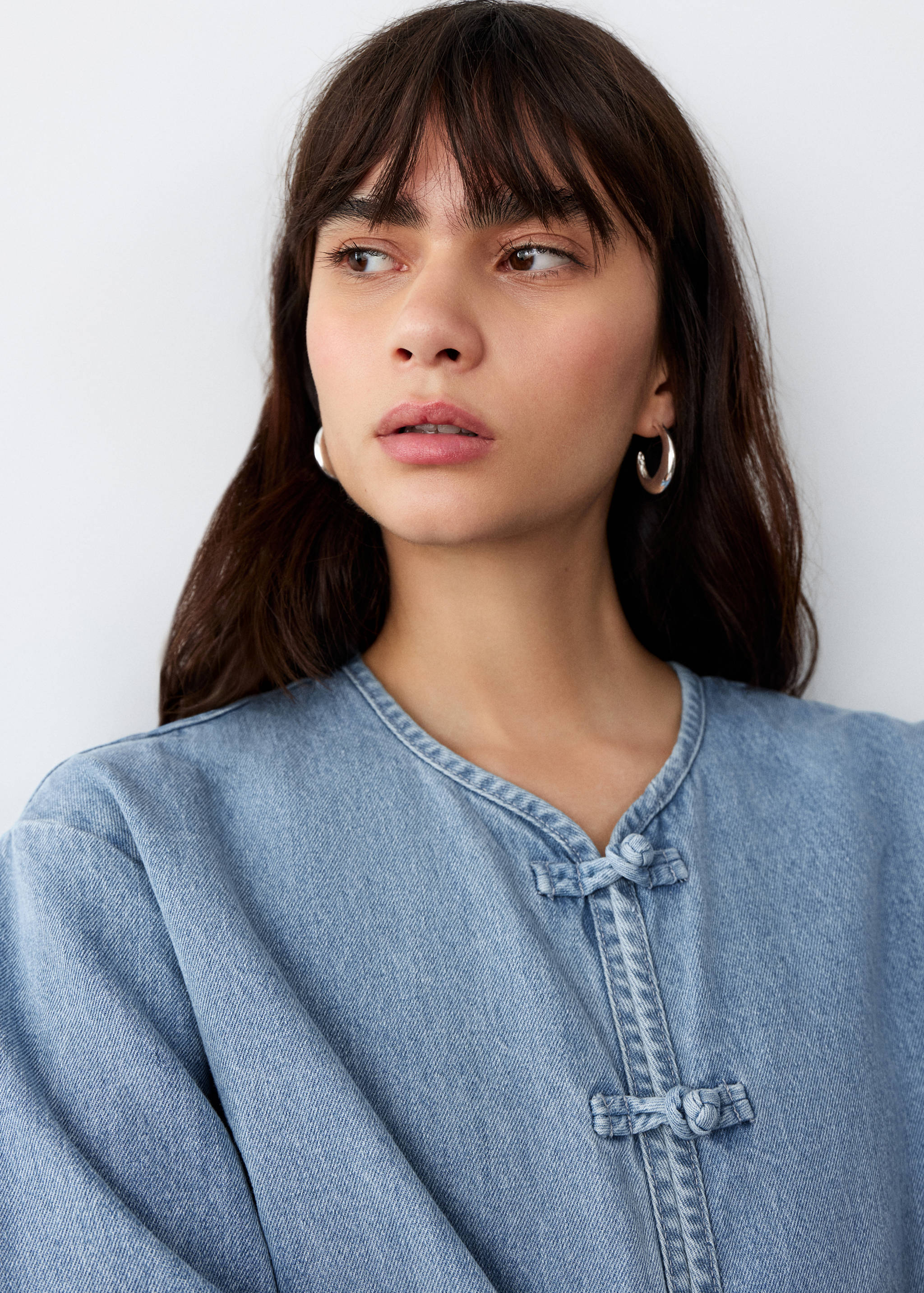 Pockets denim jacket - Details of the article 1