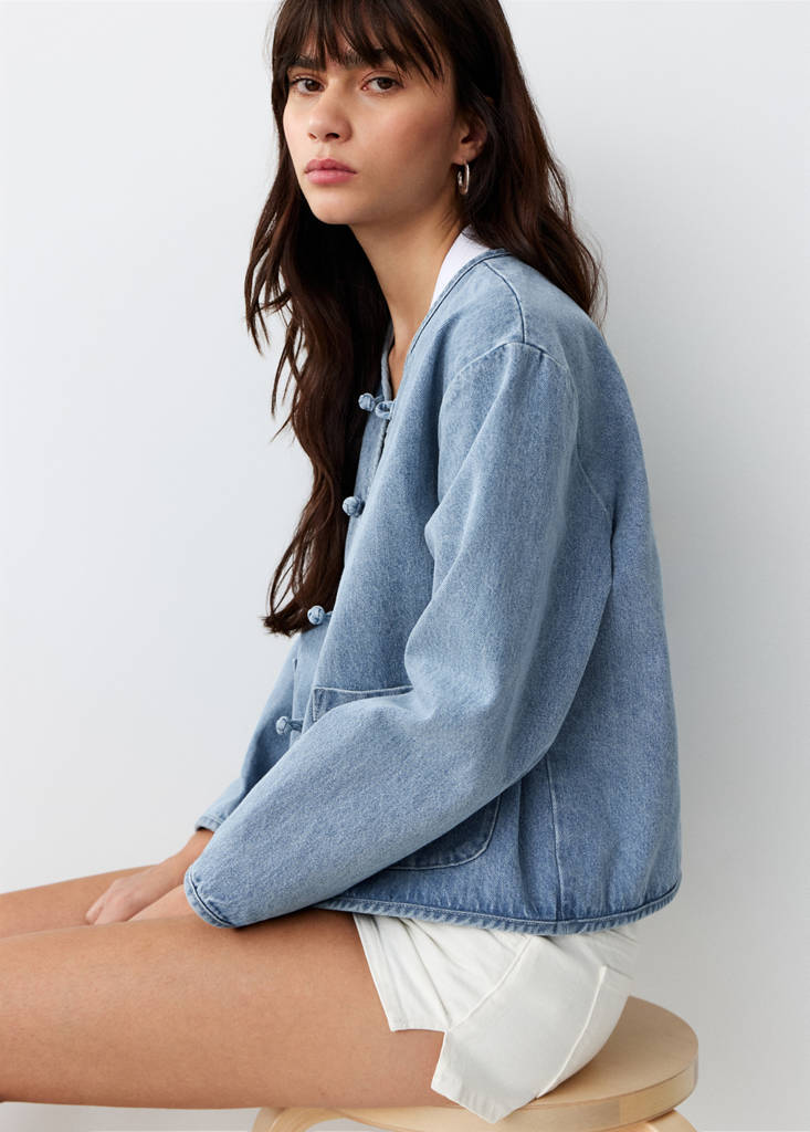 Pockets denim jacket — Medium Blue