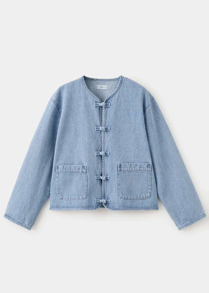 Pockets denim jacket — Medium Blue