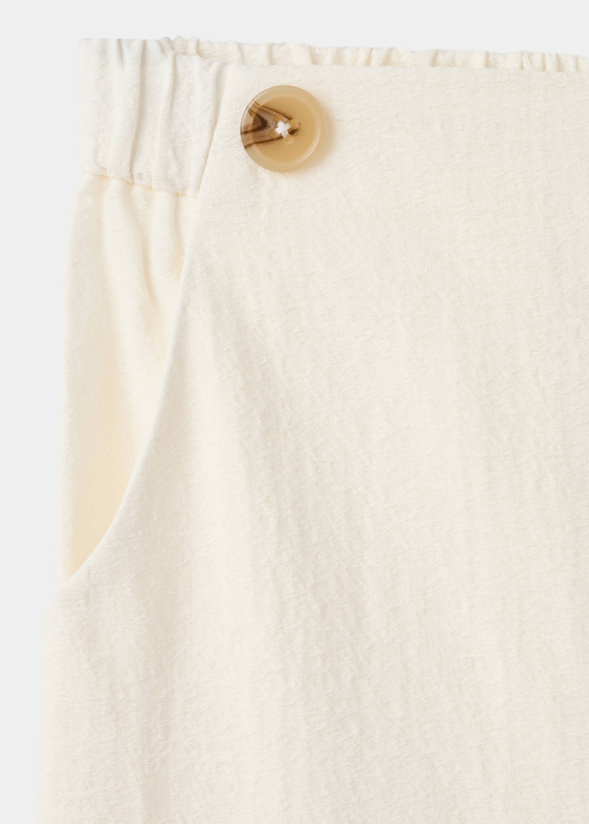 Straight-fit cotton trousers - Details of the article 8