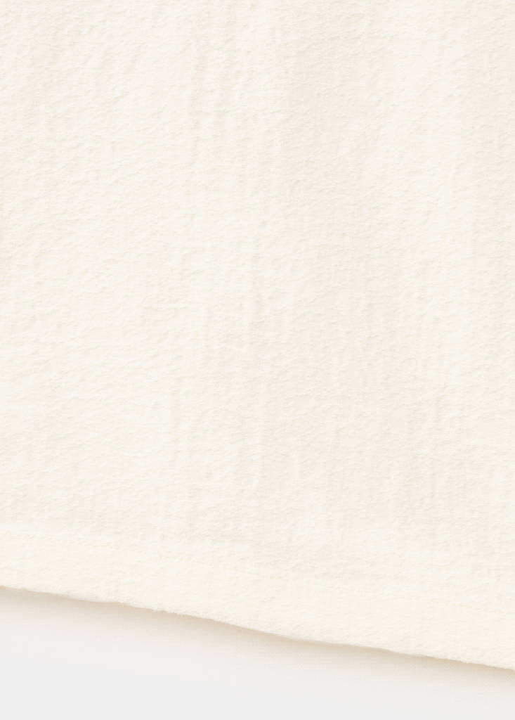 Straight-fit cotton trousers — White