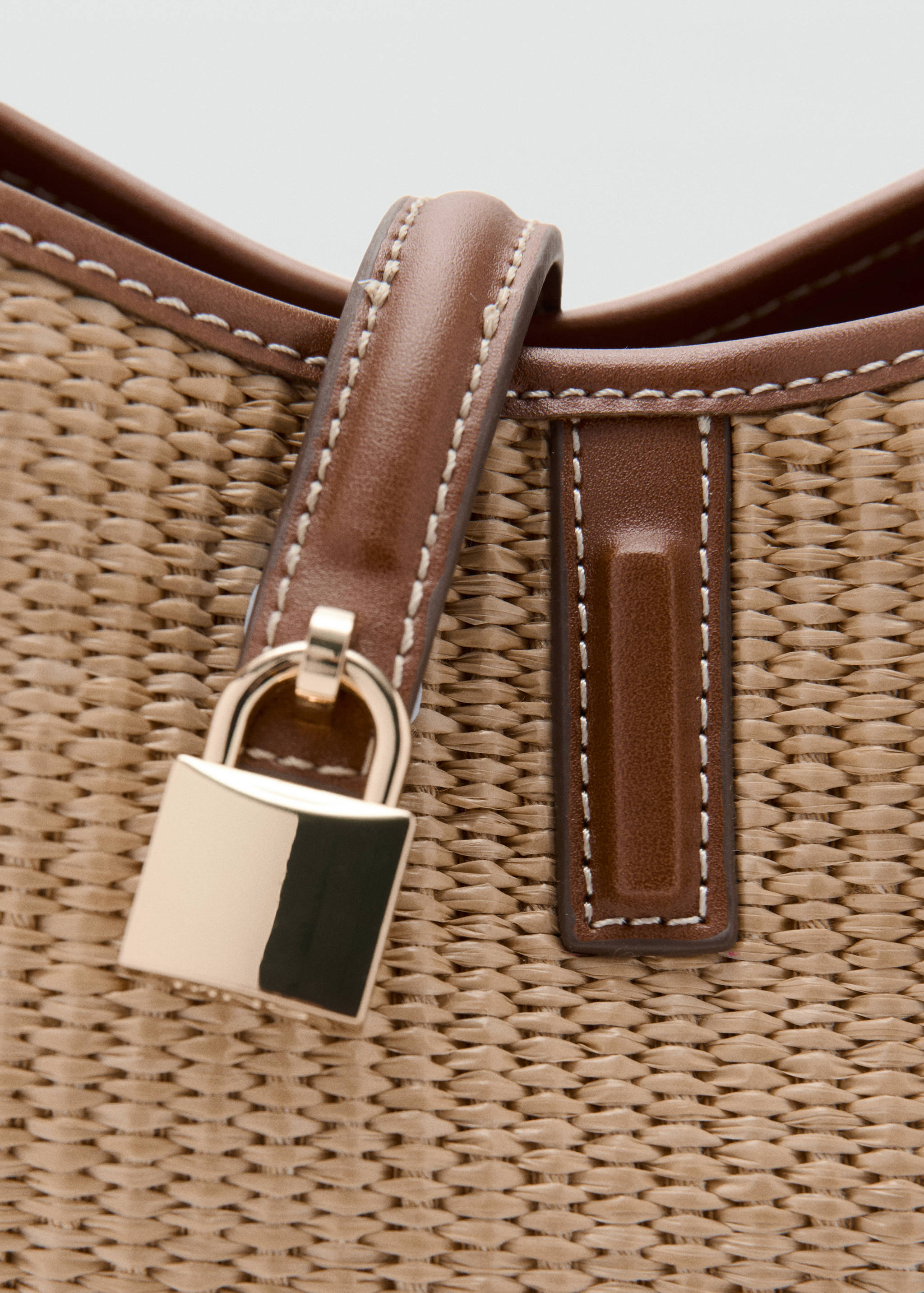 Sac seau en toile contrasté - Détail de l'article 2