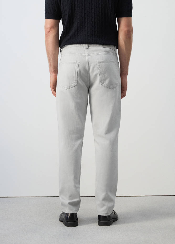 Lori tapered-fit jeans — Ice Grey