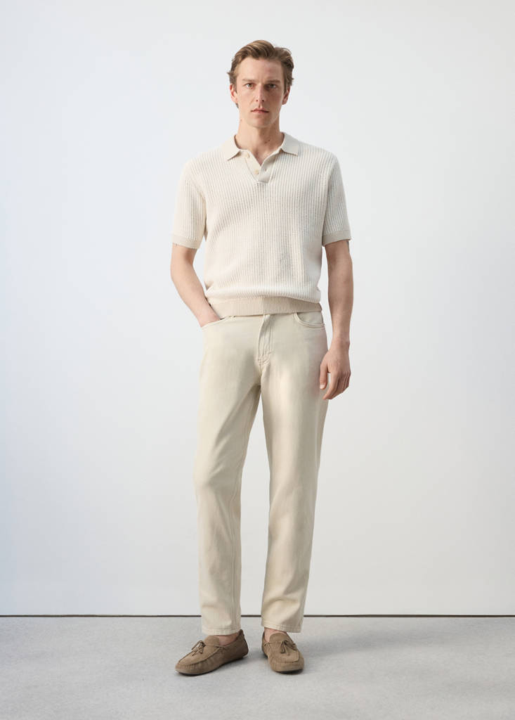 Lori tapered-fit jeans — Light/Pastel Grey