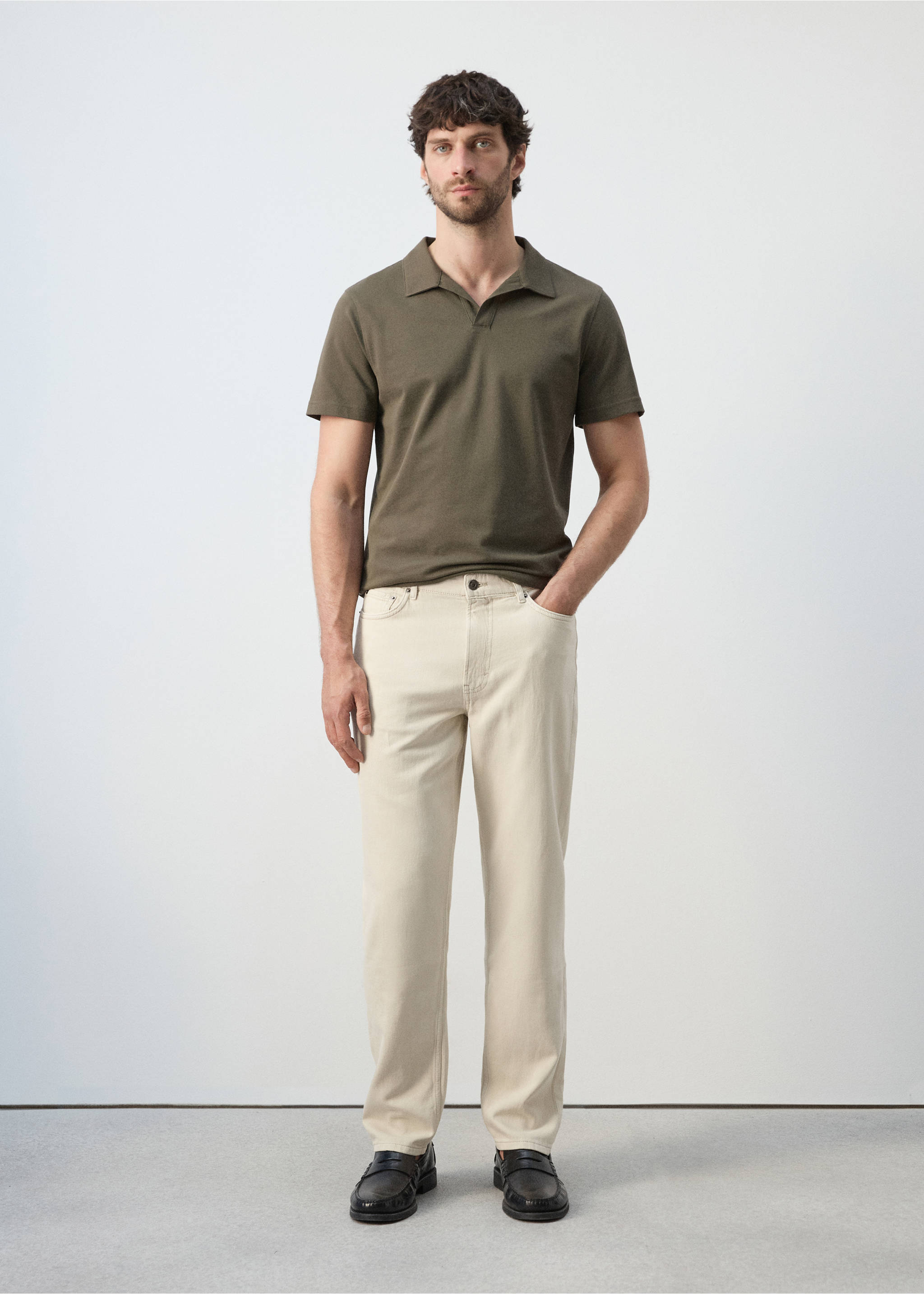 Lori tapered-fit jeans - General plane, Light/Pastel Grey. Ref: 27075983-00.