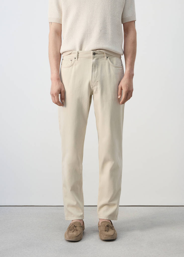 Lori tapered-fit jeans — Light/Pastel Grey