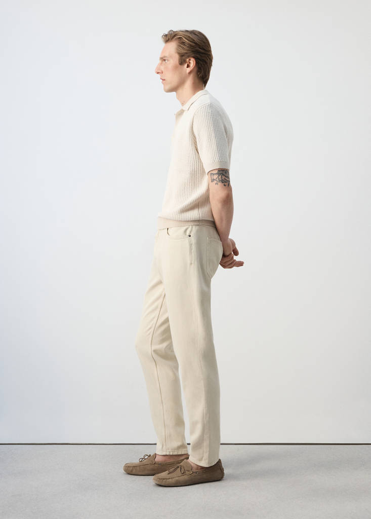 Lori tapered-fit jeans — Light/Pastel Grey