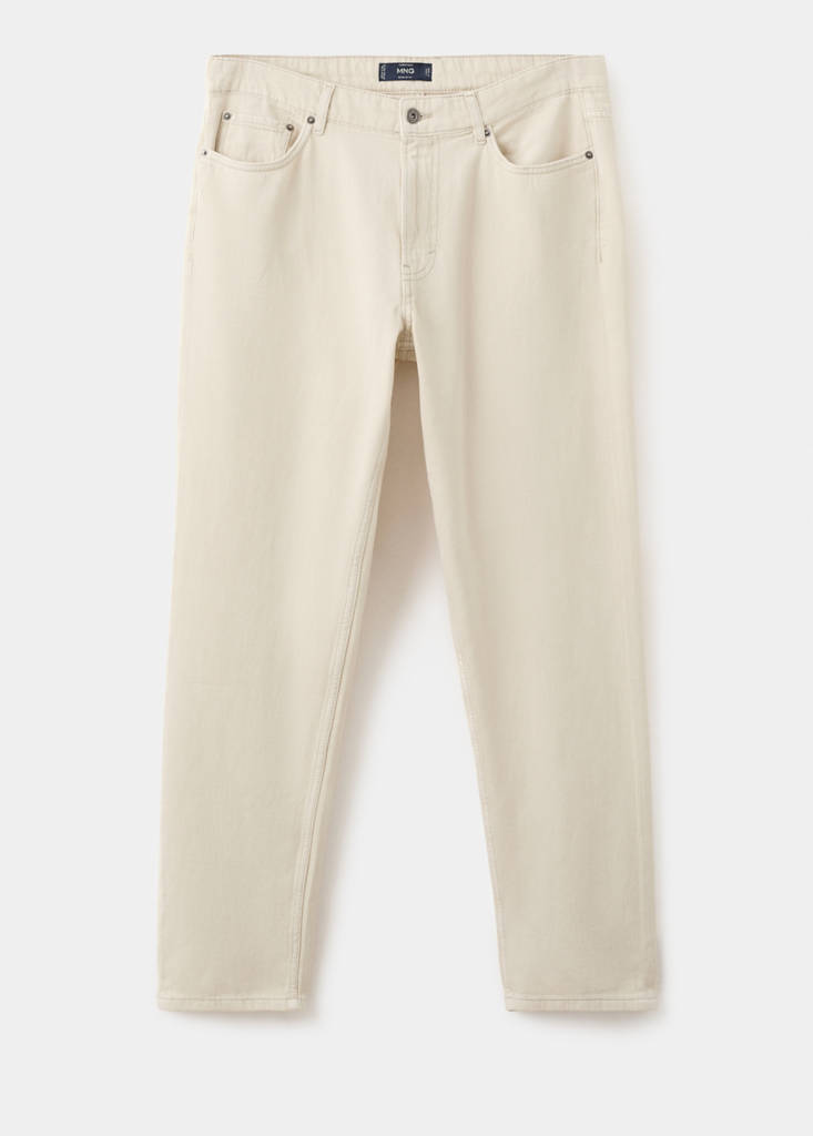 Lori tapered-fit jeans — Light/Pastel Grey